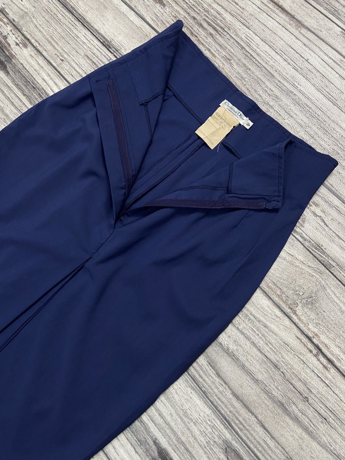 Christian Dior Monsieur × Gianfranco Ferre × John Galliano Vintage 80s Christian Dior Coordonnes Wool Mini Skirt Size 28" / US 6 / IT 42 - 4 Thumbnail