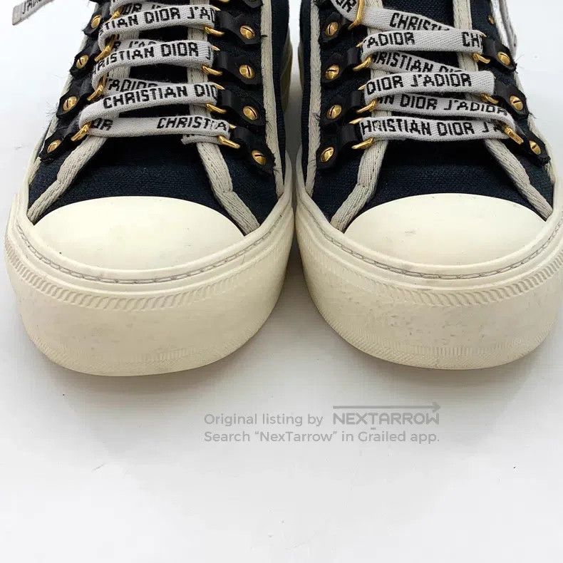 Dior Dior Black logo letter lace-up casual flat board shoes Size US 6 / IT 36 - 8 Thumbnail