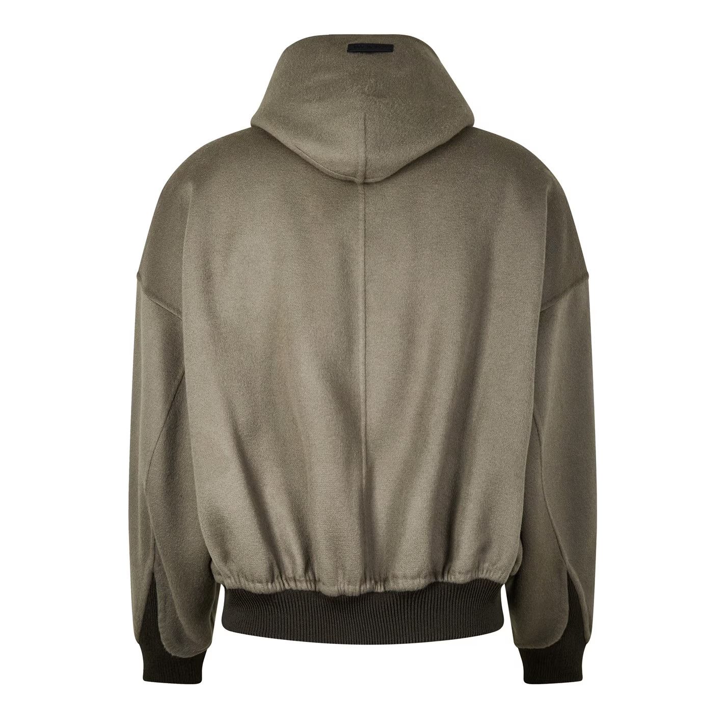 Fear of God o1g2r1mq0426 Hooded Wool Bomber Jacket in Dark Olive Size US XL / EU 56 / 4 - 6 Thumbnail
