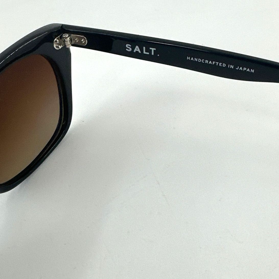 SALT. Optics SALT. Unisex Black/Brown Gradient Sela Sunglasses Size ONE SIZE - 6 Thumbnail