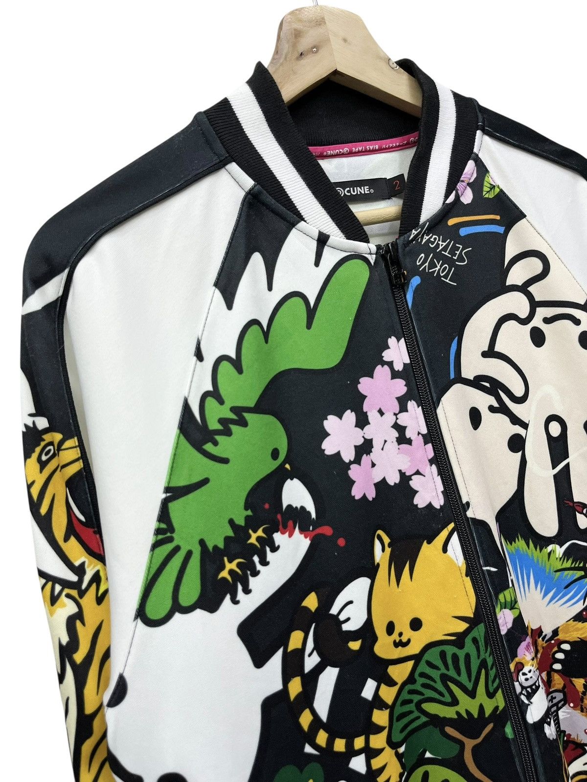 Japanese Brand 🔥DOPE RARE🔥CUNE 25th Anniversary Ska Zip Jacket Sz 2 S Size US S / EU 44-46 / 1 - 3 Thumbnail