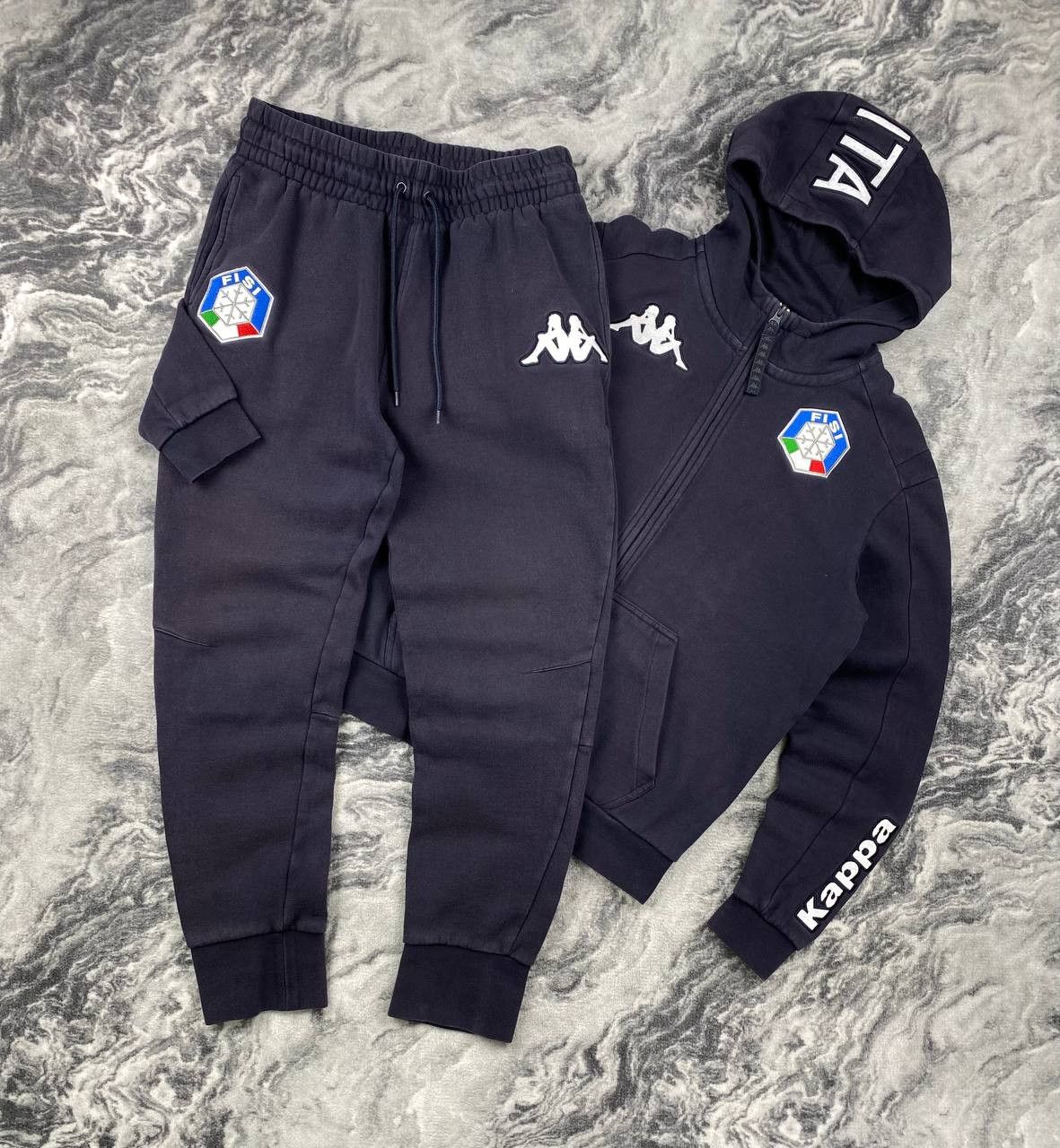 Kappa Kappa FISI Italy Ski Team Tracksuit Zip Up Hoodie And Pants Size US M / EU 48-50 / 2 - 1 Thumbnail