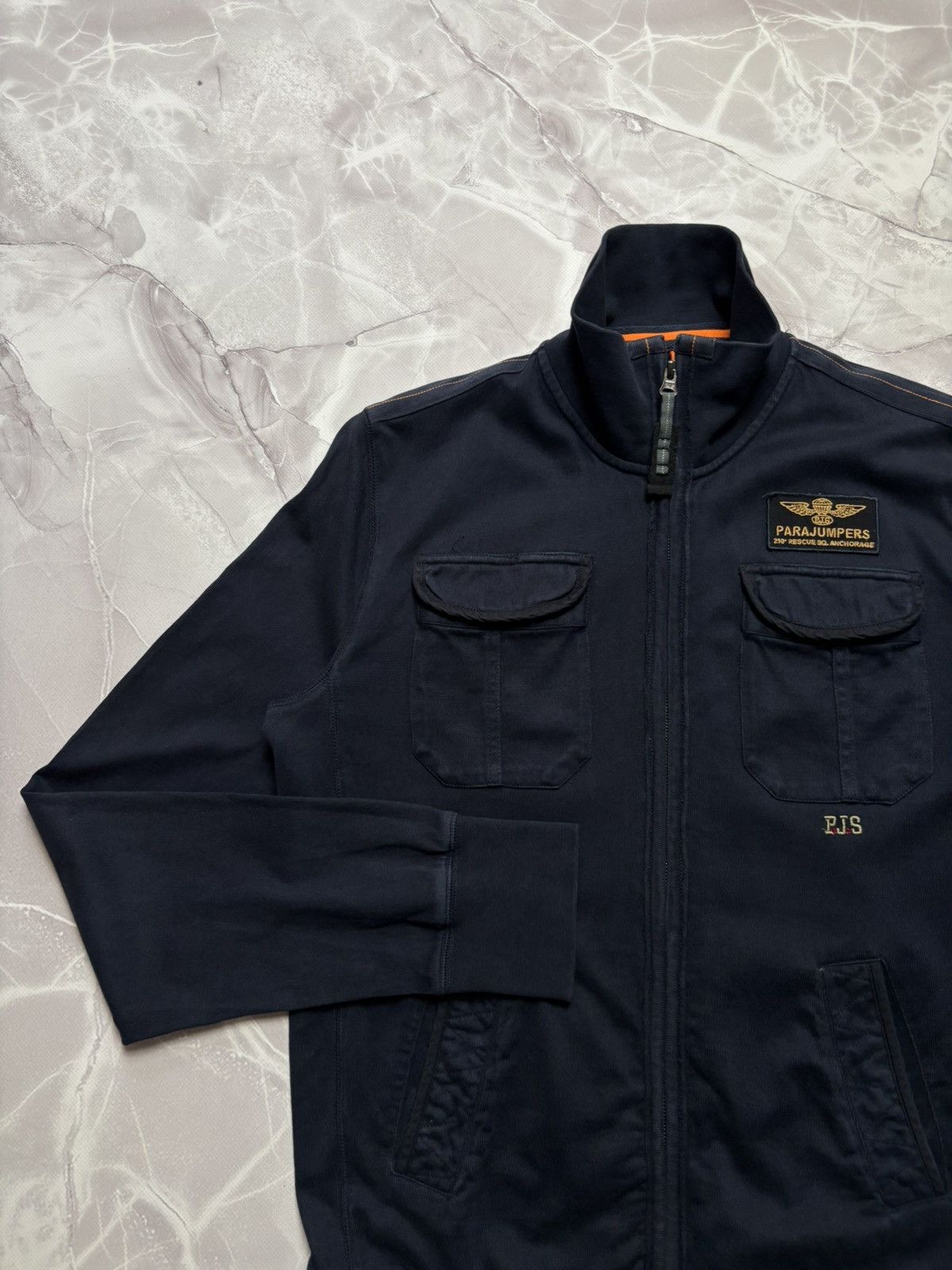 Parajumpers Parajumpers Anchorage Sweat Jacket Full Zip Cotton Dark Navy Size US M / EU 48-50 / 2 - 3 Thumbnail
