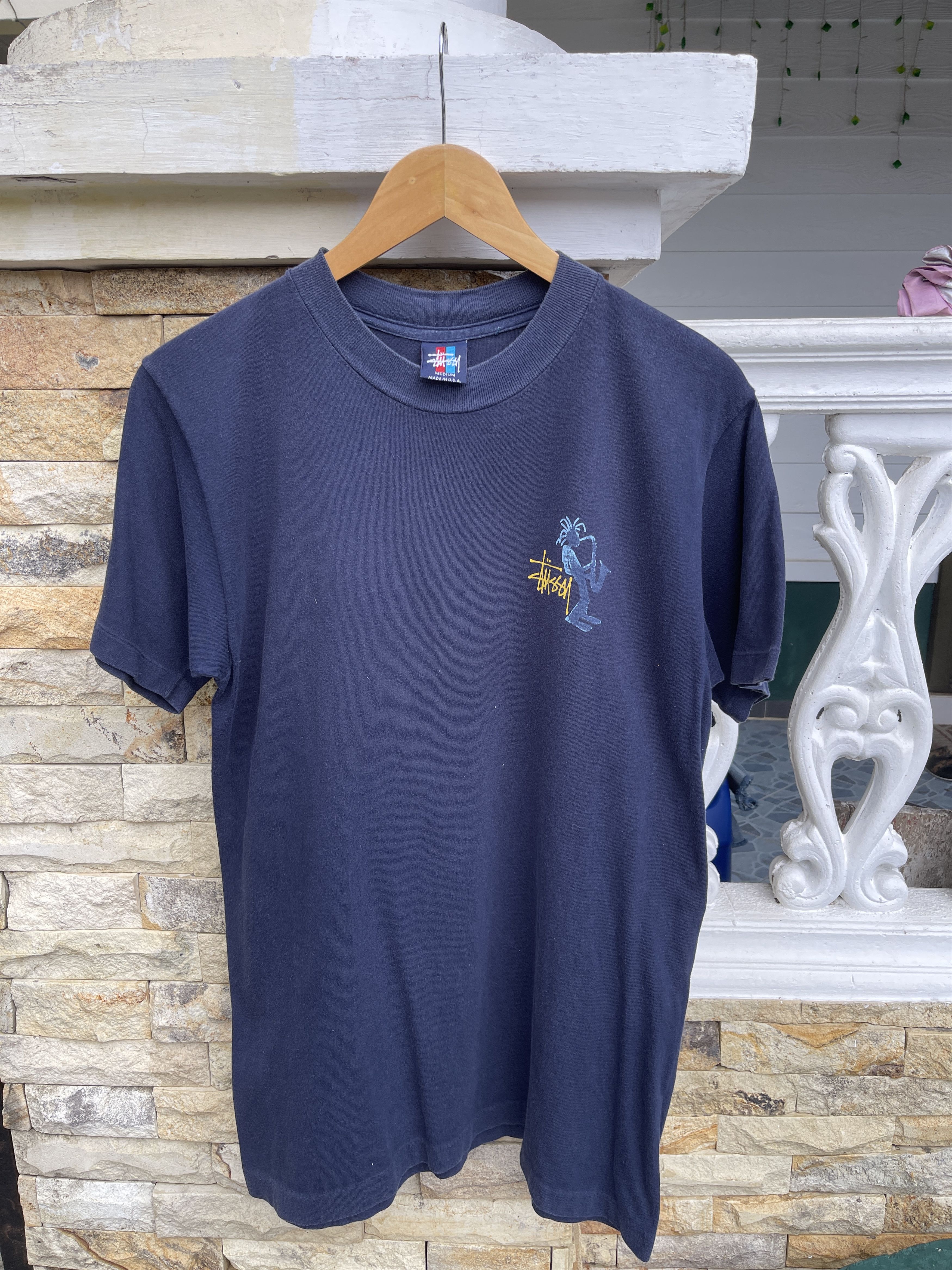Stussy Rare🔥Vintage 90s STUSSY Boxy Streetwear Tee Size US S / EU 44-46 / 1 - 3 Thumbnail