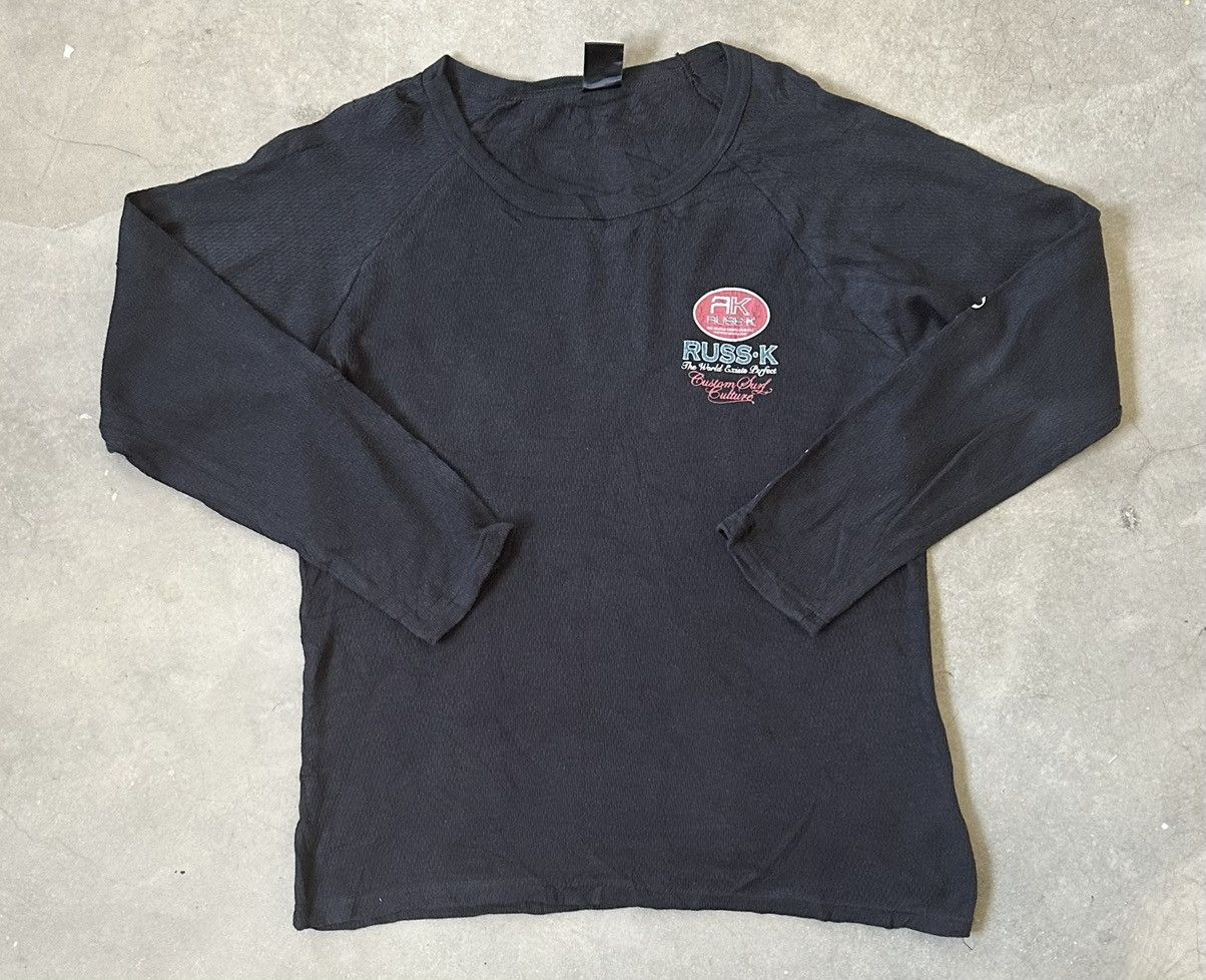 Japanese Brand VINTAGE Y2K RUSS.K AFLICTION TEE Size US M / EU 48-50 / 2 - 2 Thumbnail