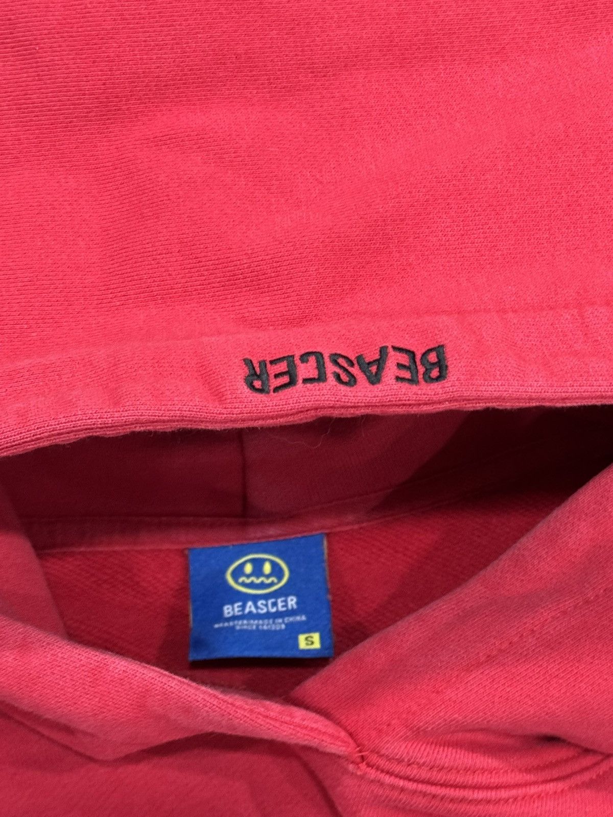 Japanese Brand BEASTER Red Graphic Hoodie “Are You Serious?” I’m Woodman Size US S / EU 44-46 / 1 - 6 Thumbnail