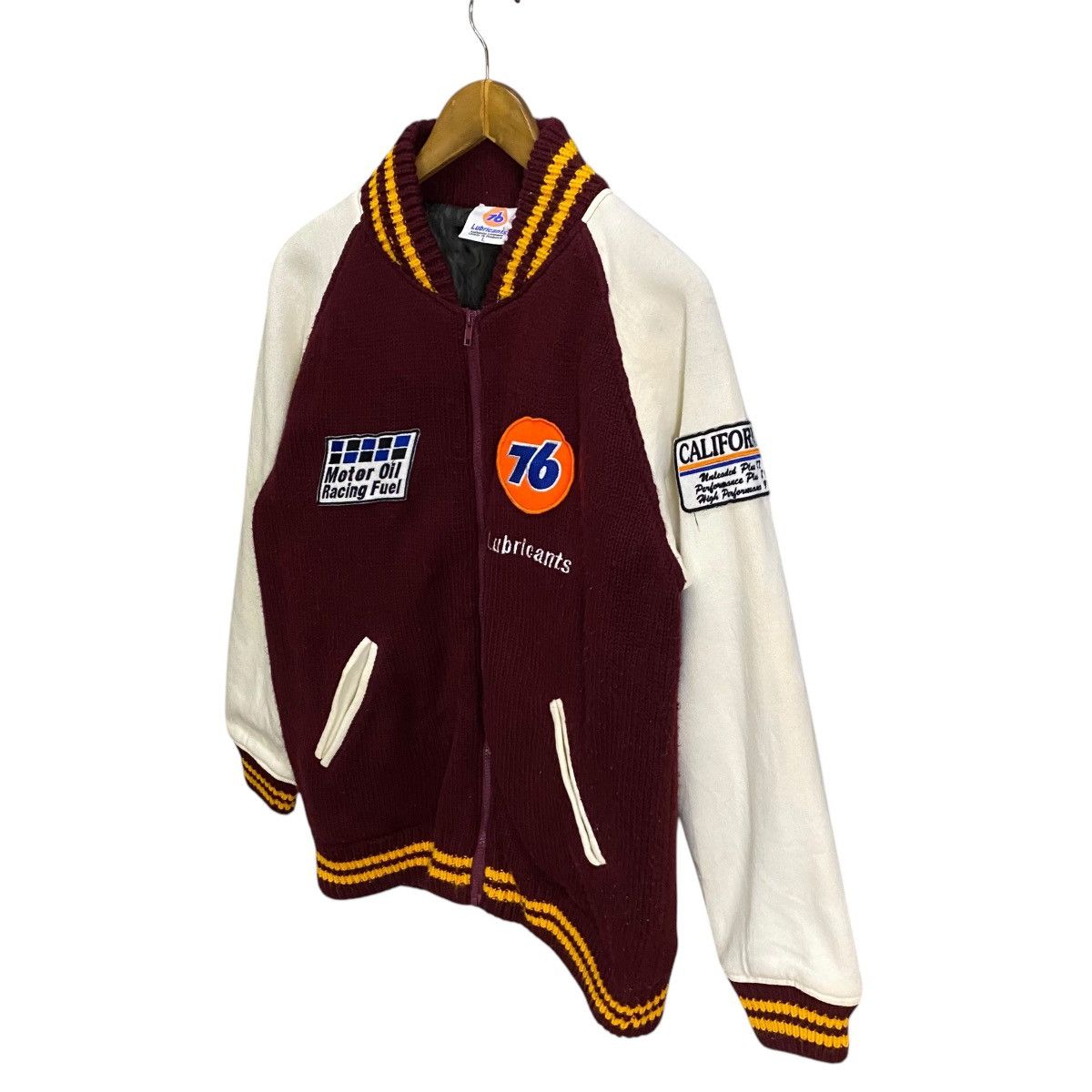 Sports Specialties × Vintage 76 Lubricant knit bomber jacket Size US L / EU 52-54 / 3 - 3 Thumbnail