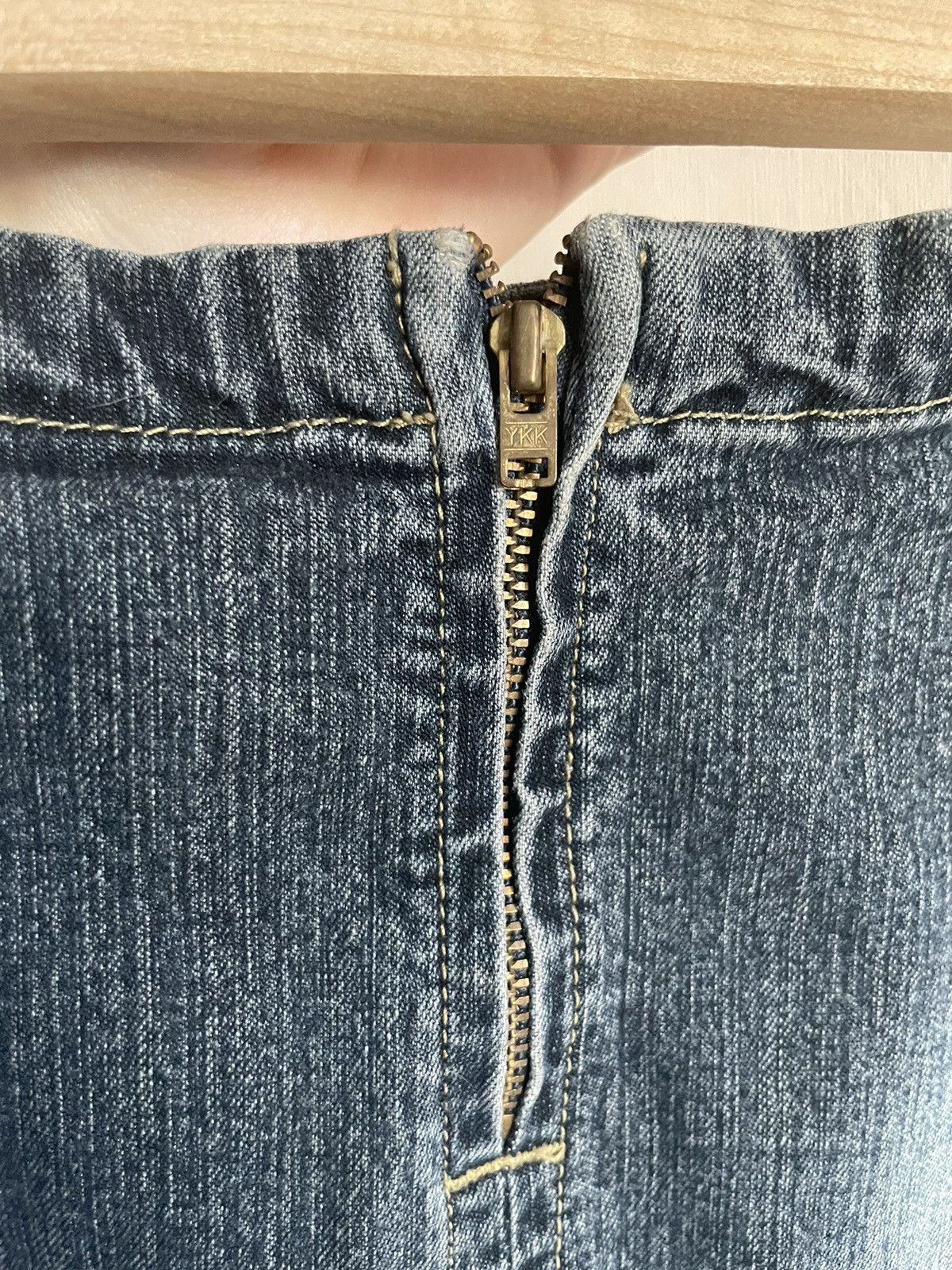 Other × Vintage Mini jeans vintage skirt Size 25" / US 0 / IT 36 - 4 Thumbnail