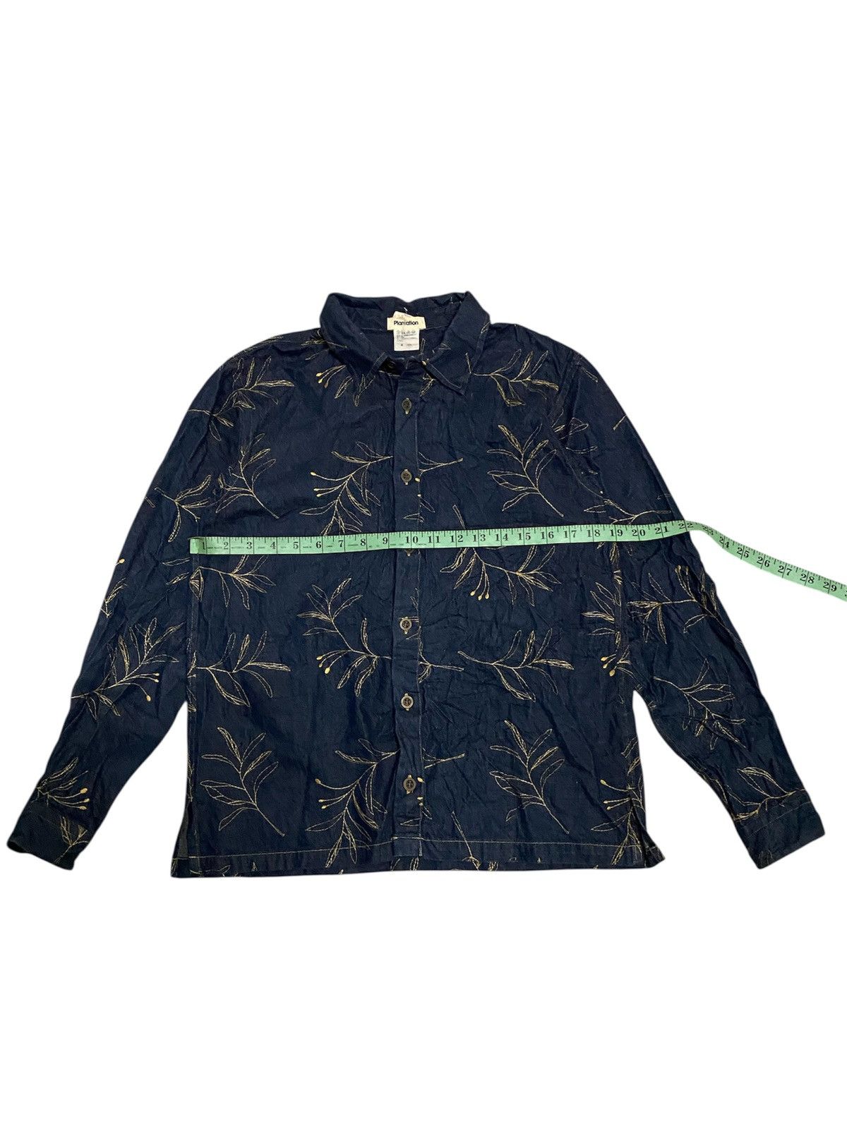 Issey Miyake Offer Plantation Issey Miyake Indigo Denim Shirt Size US M / EU 48-50 / 2 - 5 Thumbnail