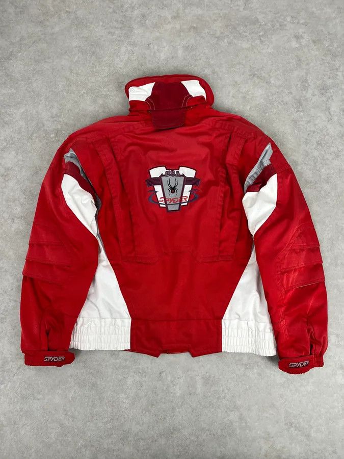 Spyder Spyder Red & White Ski Jacket Size US XL / EU 56 / 4 - 8 Thumbnail