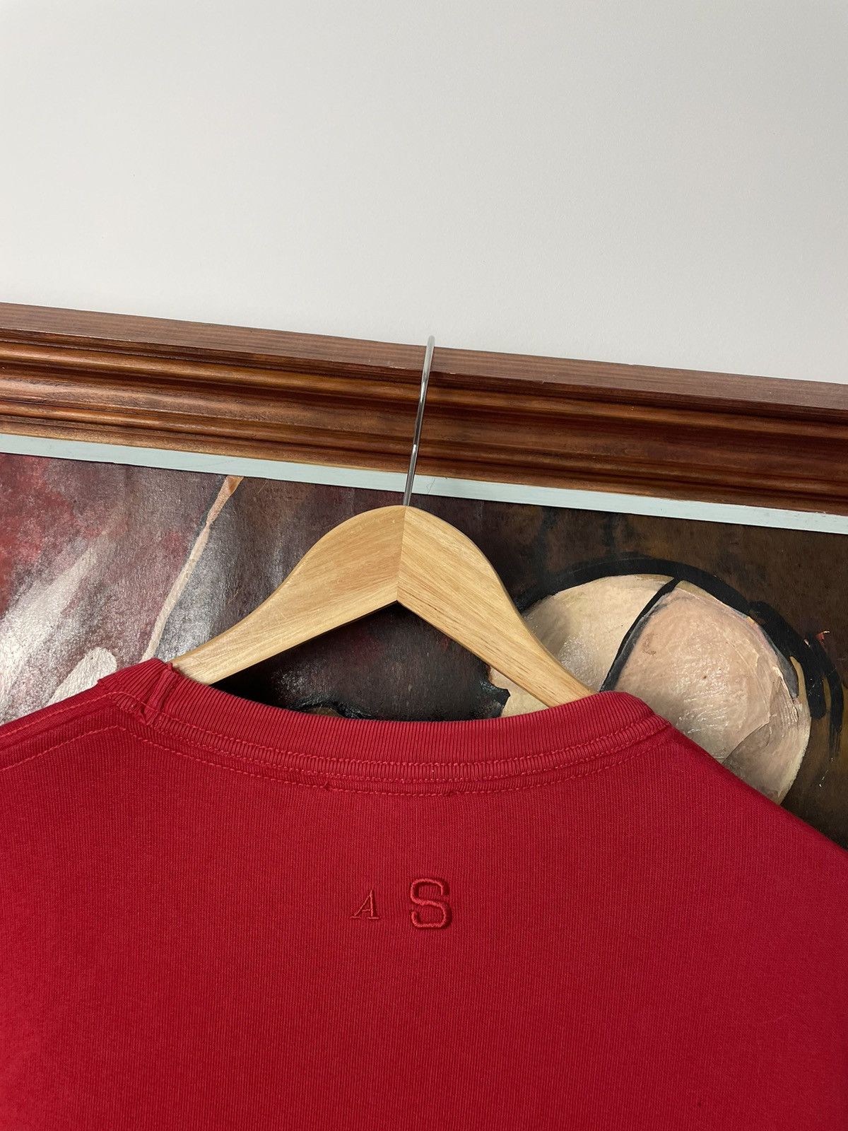 Acne Studios Acne Studios College Red Basic Crewneck Rare Casual Luxury Size US M / EU 48-50 / 2 - 5 Thumbnail