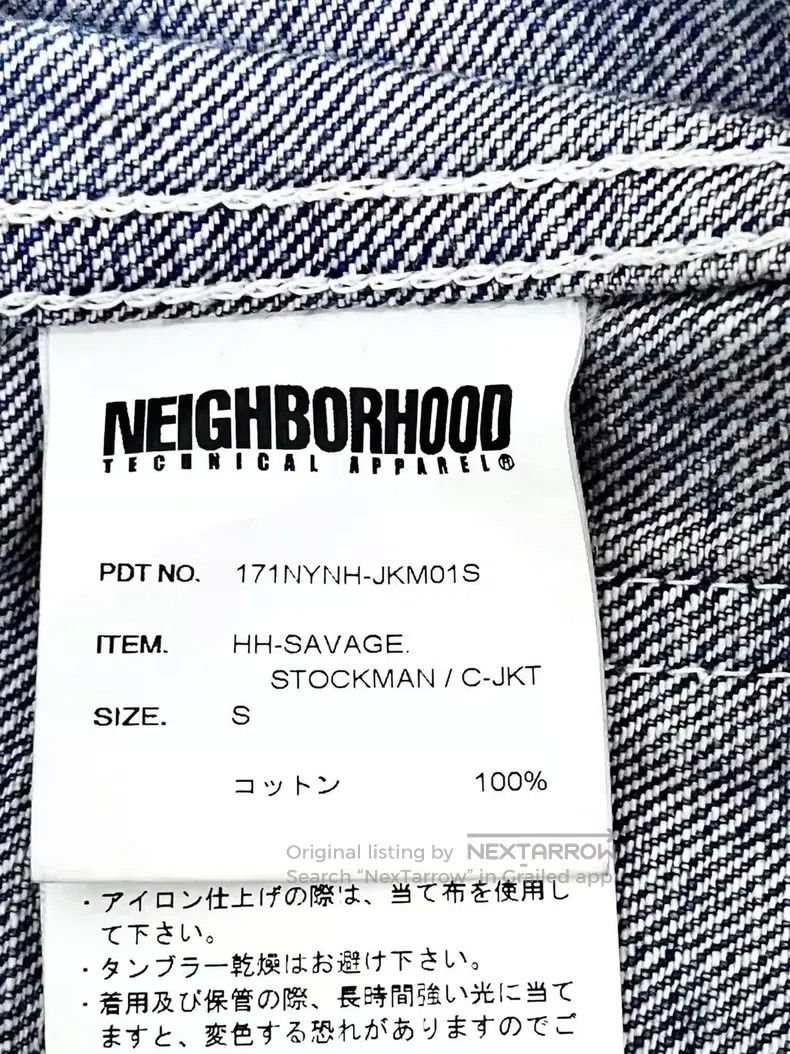 Neighborhood Neighborhood Limited Washed Distressed Denim Jacket Size US S / EU 44-46 / 1 - 7 Thumbnail