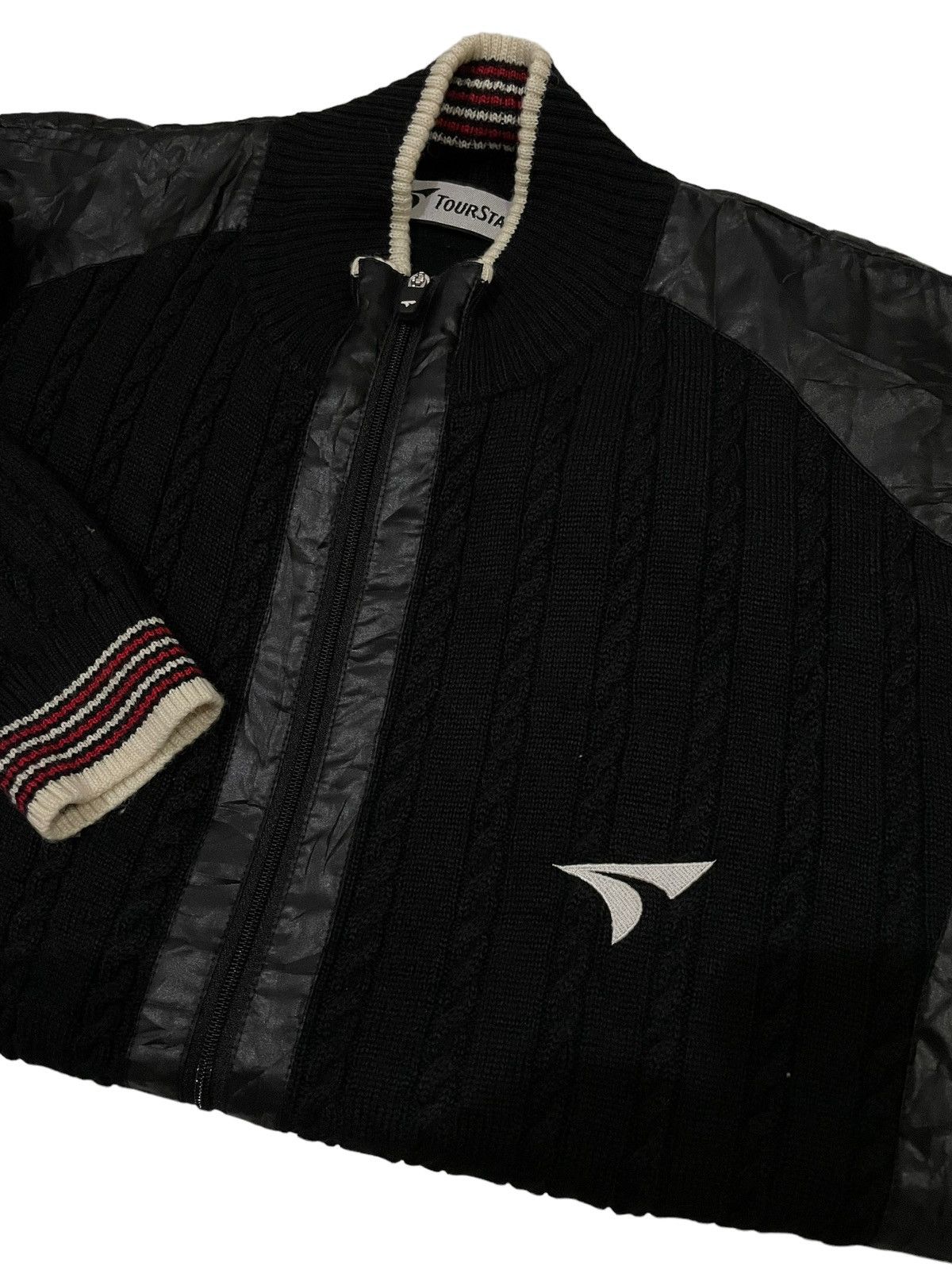 Japanese Brand Vintage Bridgestone Tour Stage Golf Knit Jacket Size US M / EU 48-50 / 2 - 1 Thumbnail