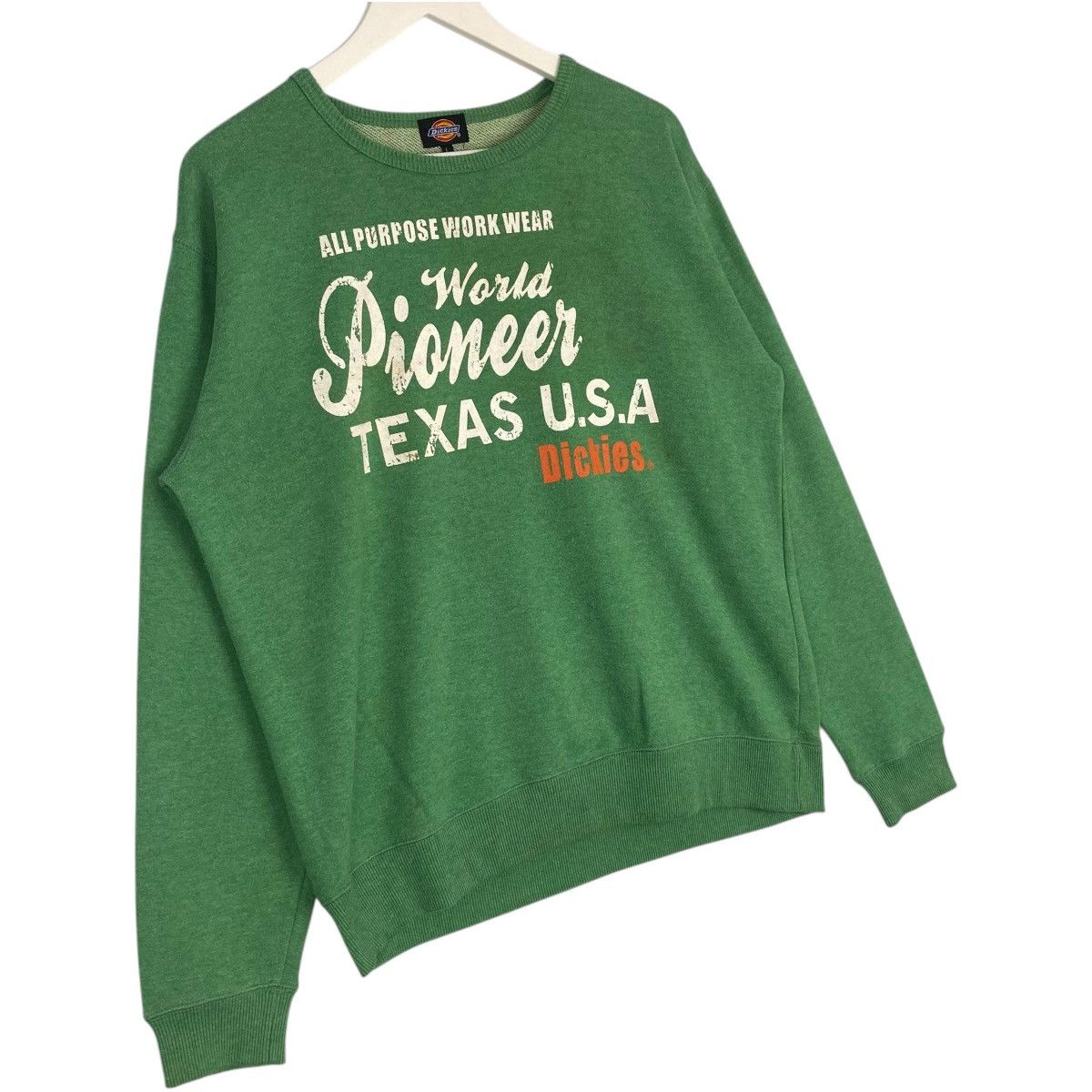Dickies × Vintage Vintage Dickies Crewneck Sweatshirt Green Pullover Jumper L Size US L / EU 52-54 / 3 - 3 Thumbnail