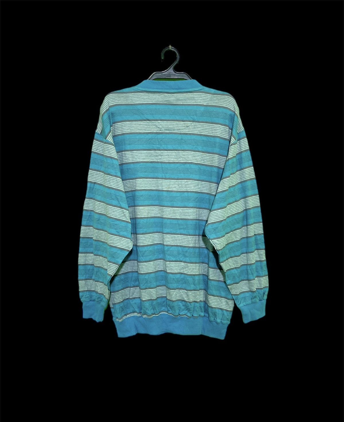 Celine Vintage Luxury Designer Celine stripe large size shirt Size US L / EU 52-54 / 3 - 2 Thumbnail