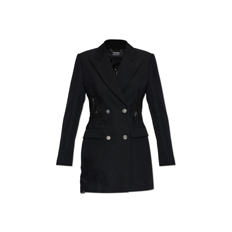 Versace VERSACE Double Breasted Black Wool Blazer New & Authentic (W Size S / US 4 / IT 40 - 1 Preview