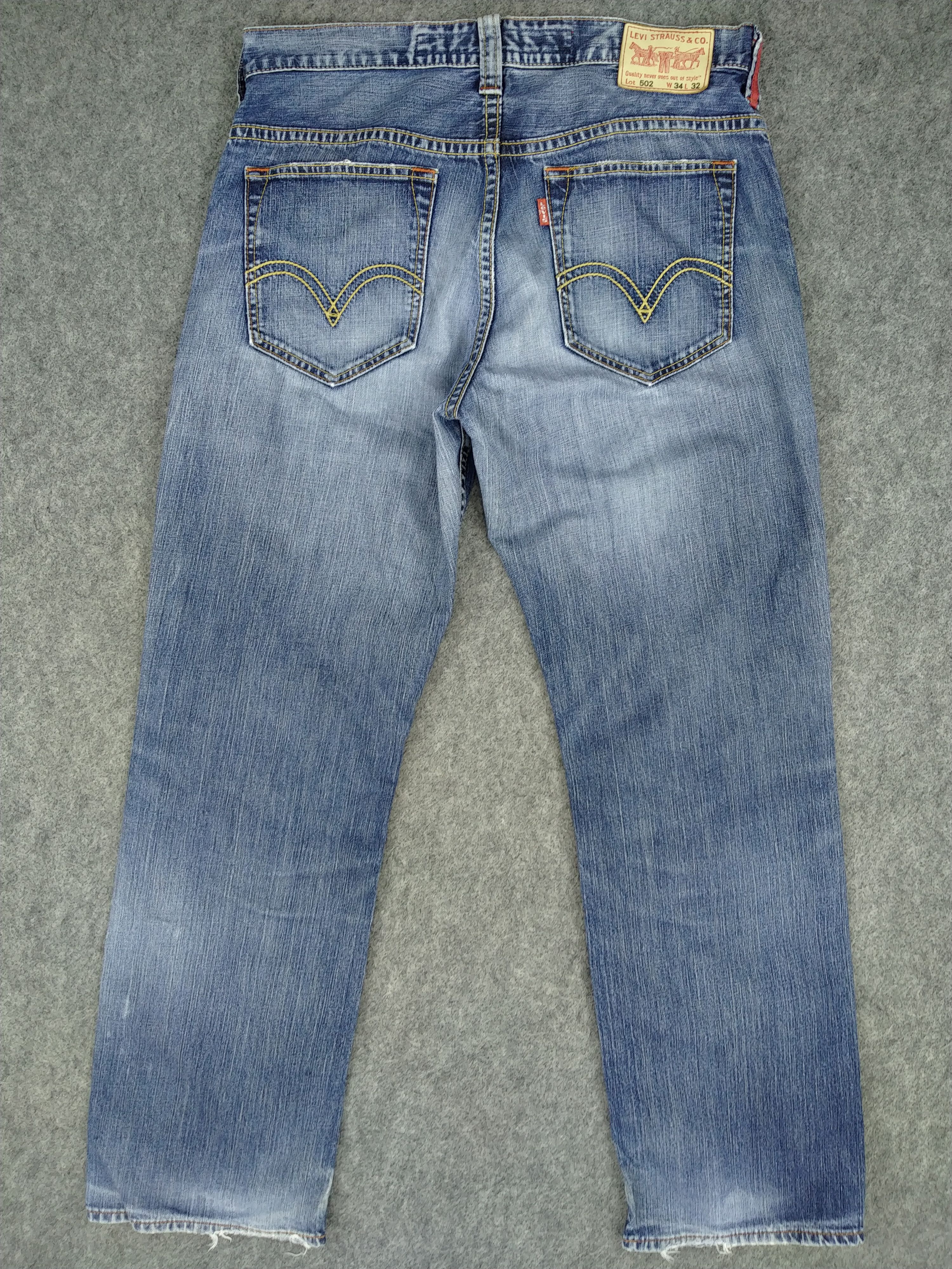 Levi's Whisker Blue Vintage Levi's 502 36x31.5 Denim -JN1091 Size US 36 / EU 52 - 2 Thumbnail