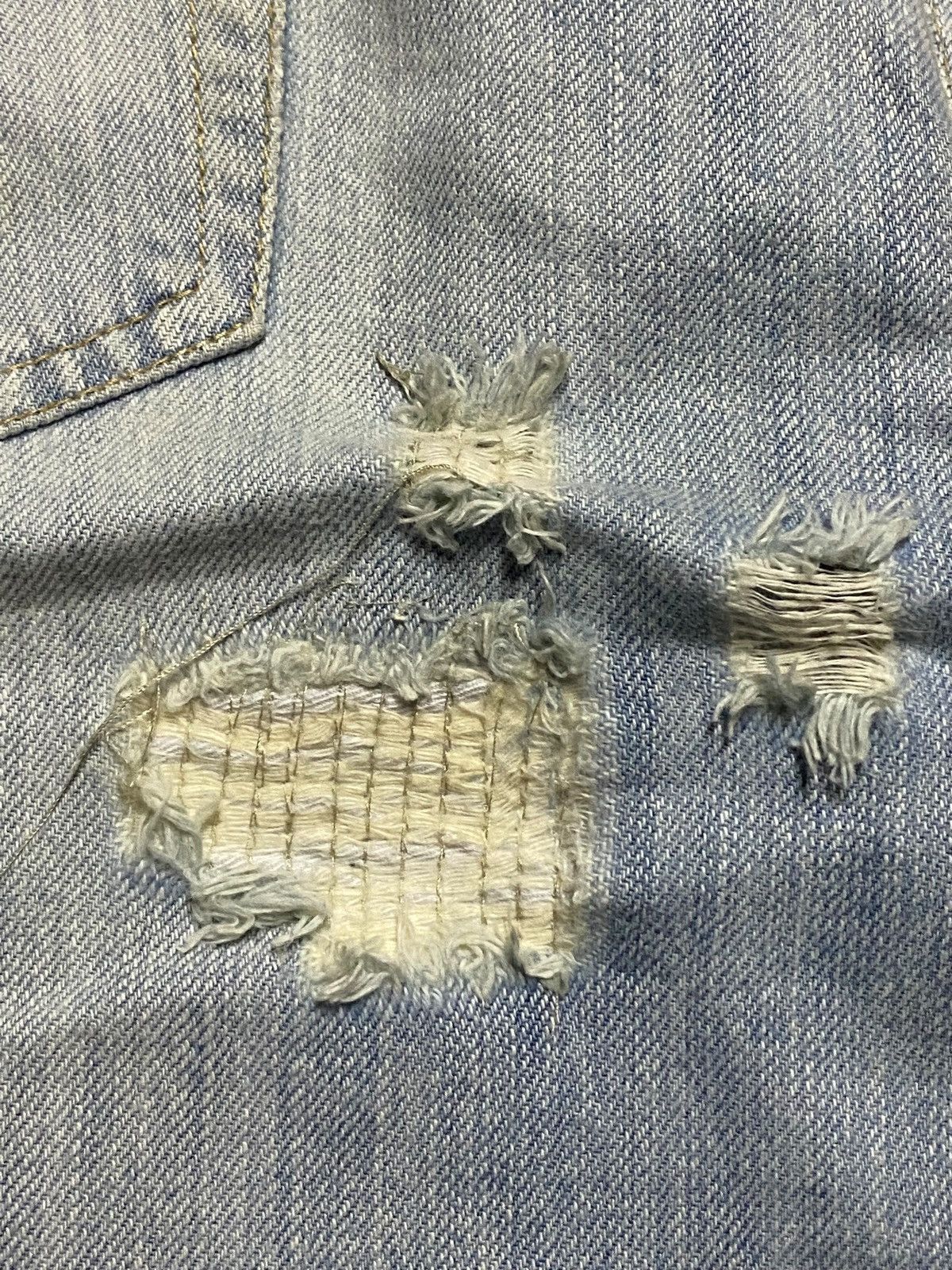 Replay Vintage Japanese Brand Replay Faded Wash Distressed Jeans Size US 36 / EU 52 - 15 Thumbnail
