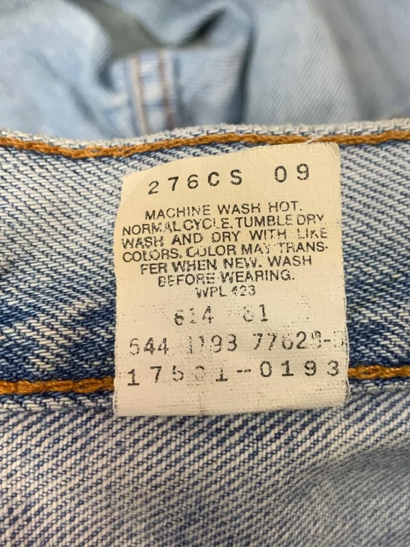 Levi's Vintage Clothing Vintage Levi’s 17501-0193 Distressed Denim Size 26" / US 2 / IT 38 - 7 Thumbnail