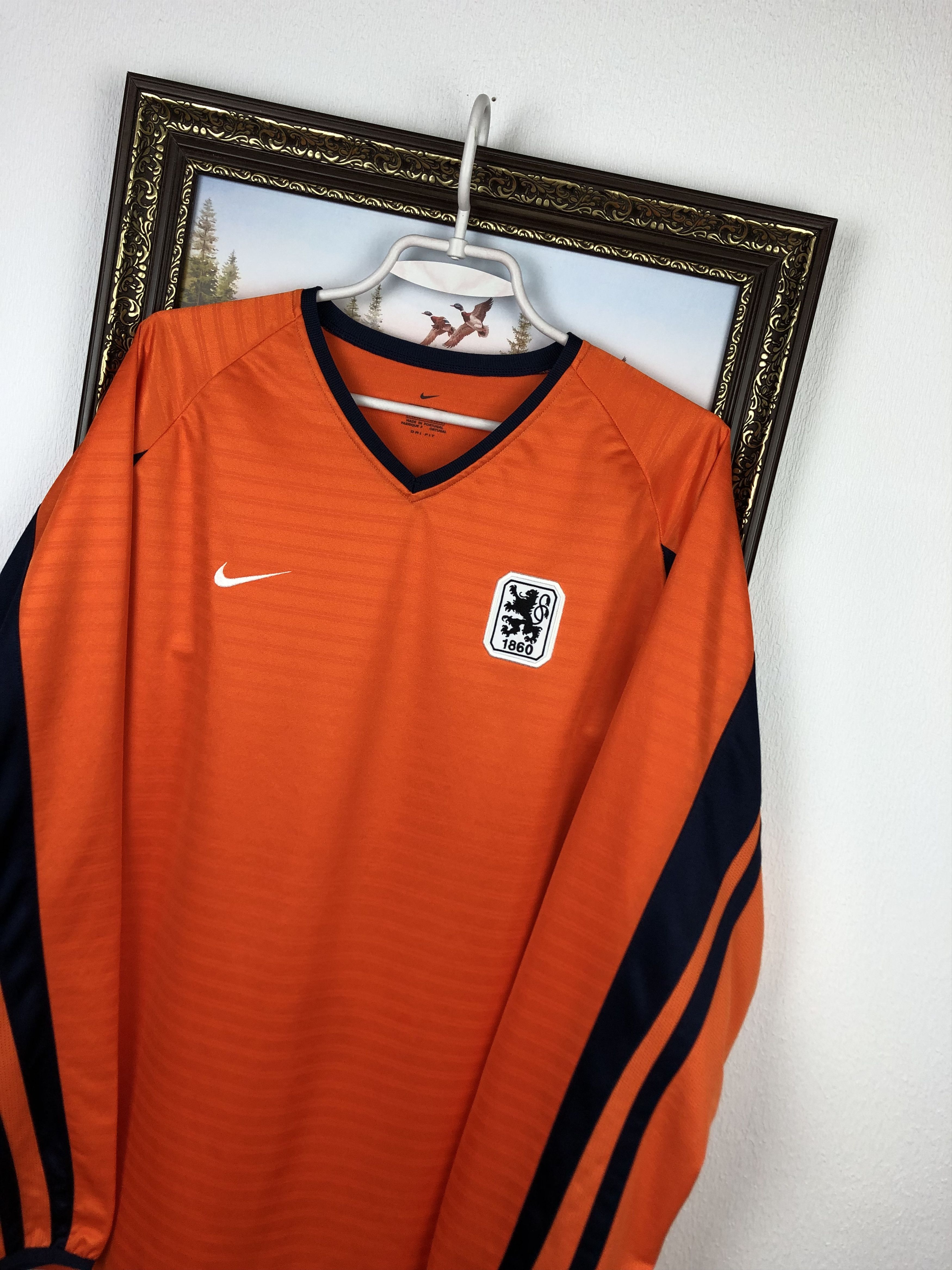 Nike 1860 Munich football shirt 2001 Soccer Nike Long Jersey Size US XL / EU 56 / 4 - 3 Thumbnail