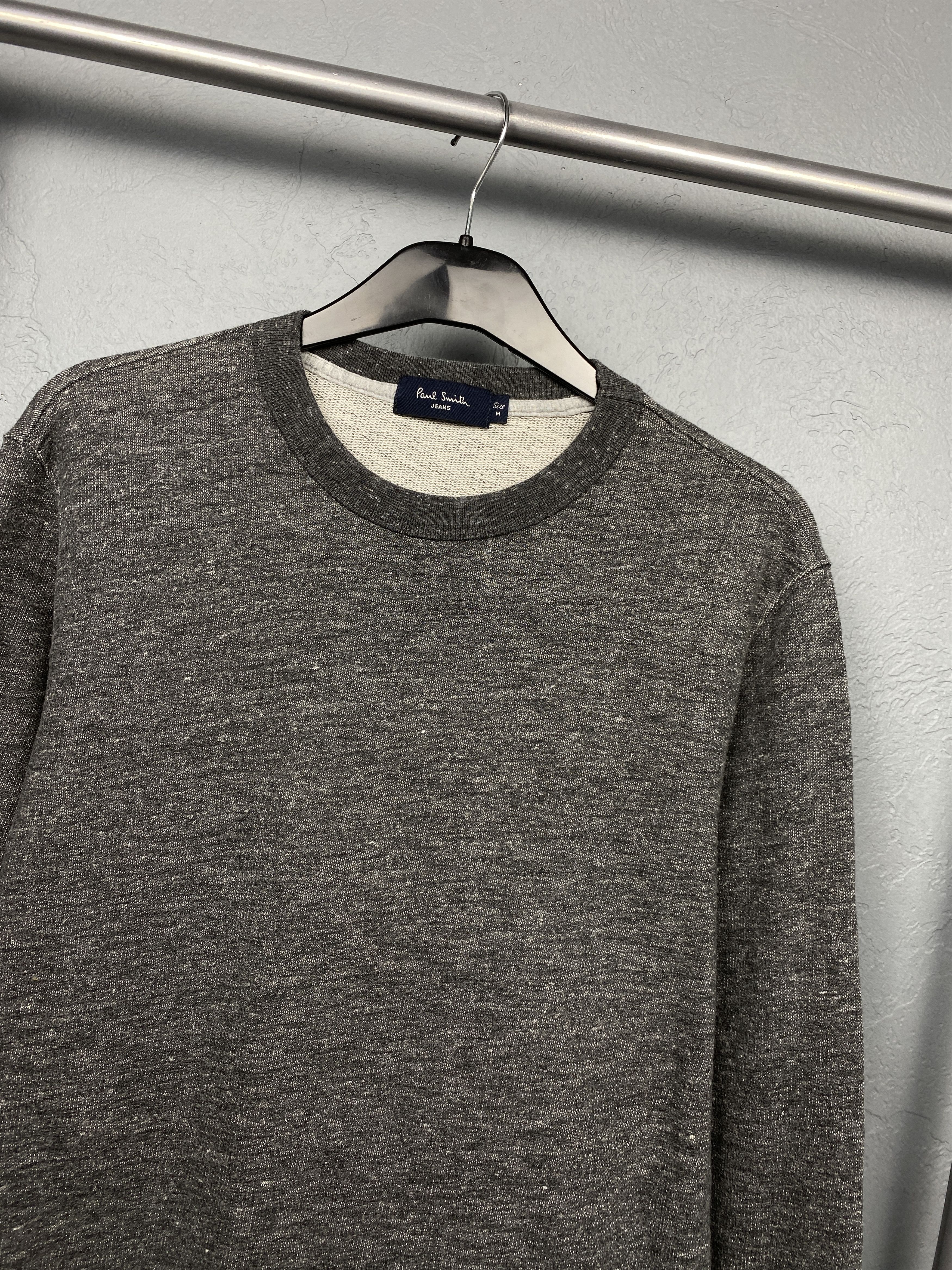 Paul Smith × Vintage Paul Smith Jeans Vintage Mens Crew Neck Sweatshirt Size US M / EU 48-50 / 2 - 2 Thumbnail