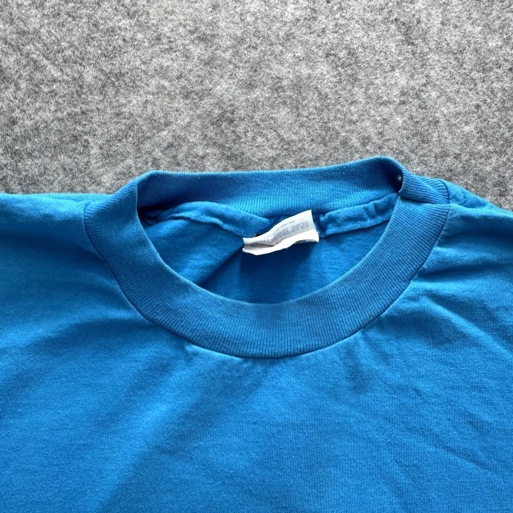 Hanes VINTAGE Hanes Shirt Mens XL Blue Heavyweight 50/50 Number 9 Graphic Made USA 90s Size US XL / EU 56 / 4 - 3 Thumbnail