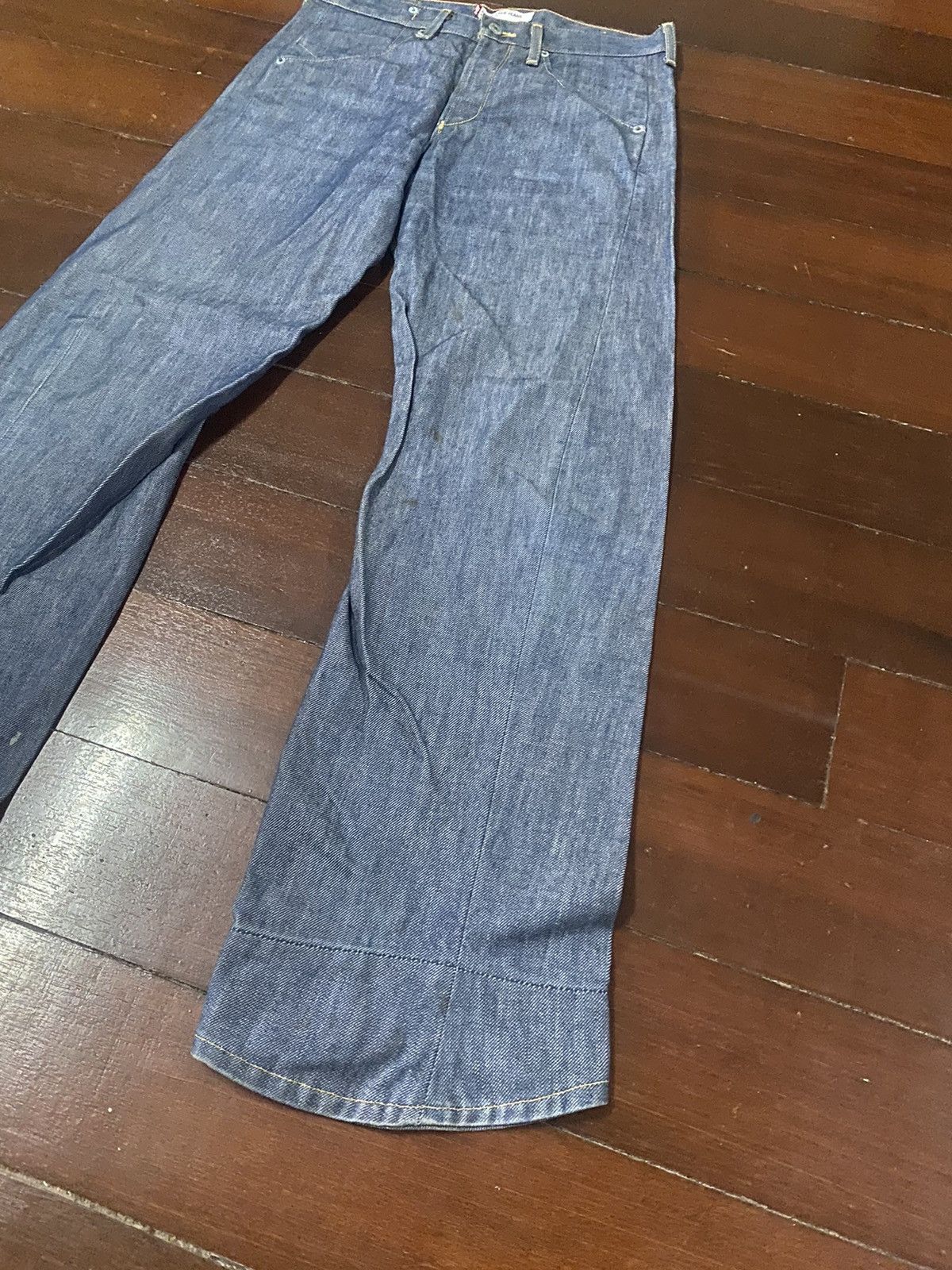 Japanese Brand × Levi's VINTAGE Y2K LEVIS Limited Edition Engineered SILVER Size US 32 / EU 48 - 4 Thumbnail