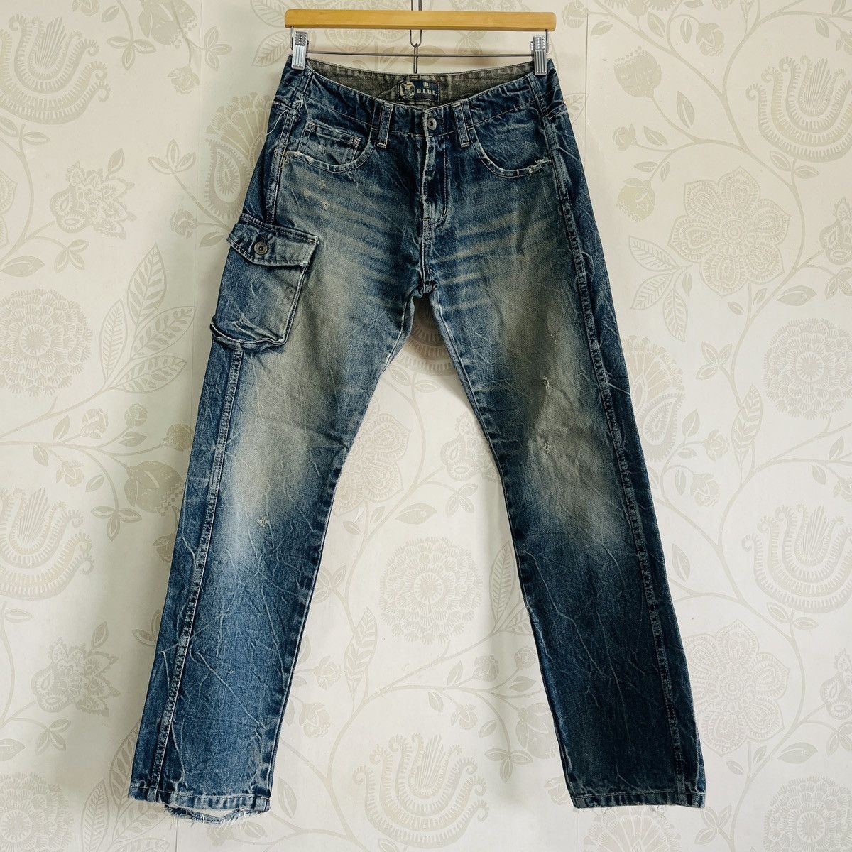 Le Grande Bleu (L.G.B.) × Vintage Vintage BLUE Grande Faded Acid Wash Denim Jeans Size US 29 - 4 Thumbnail