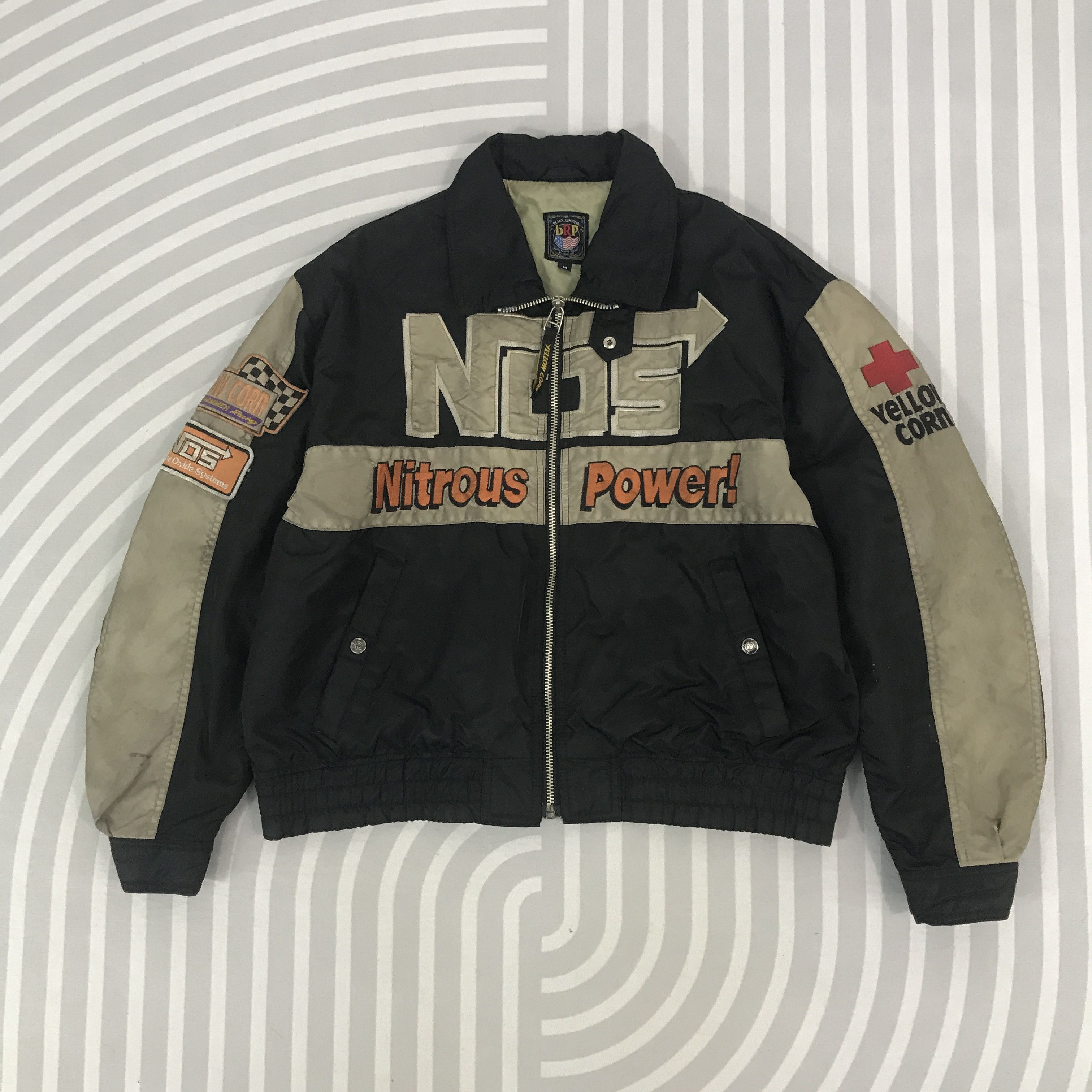 Vintage × YELLOW CORN Vintage Yellow Corn x Nitrous Power Bomber Jacket Size US M / EU 48-50 / 2 - 1 Thumbnail
