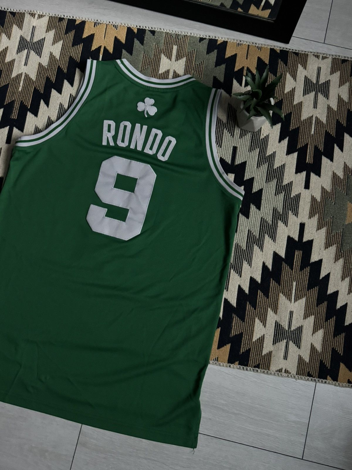 NBA Vintage Adidas NBA Boston Celtics 2013 Rondo #9 Jersey Size US M / EU 48-50 / 2 - 10 Thumbnail