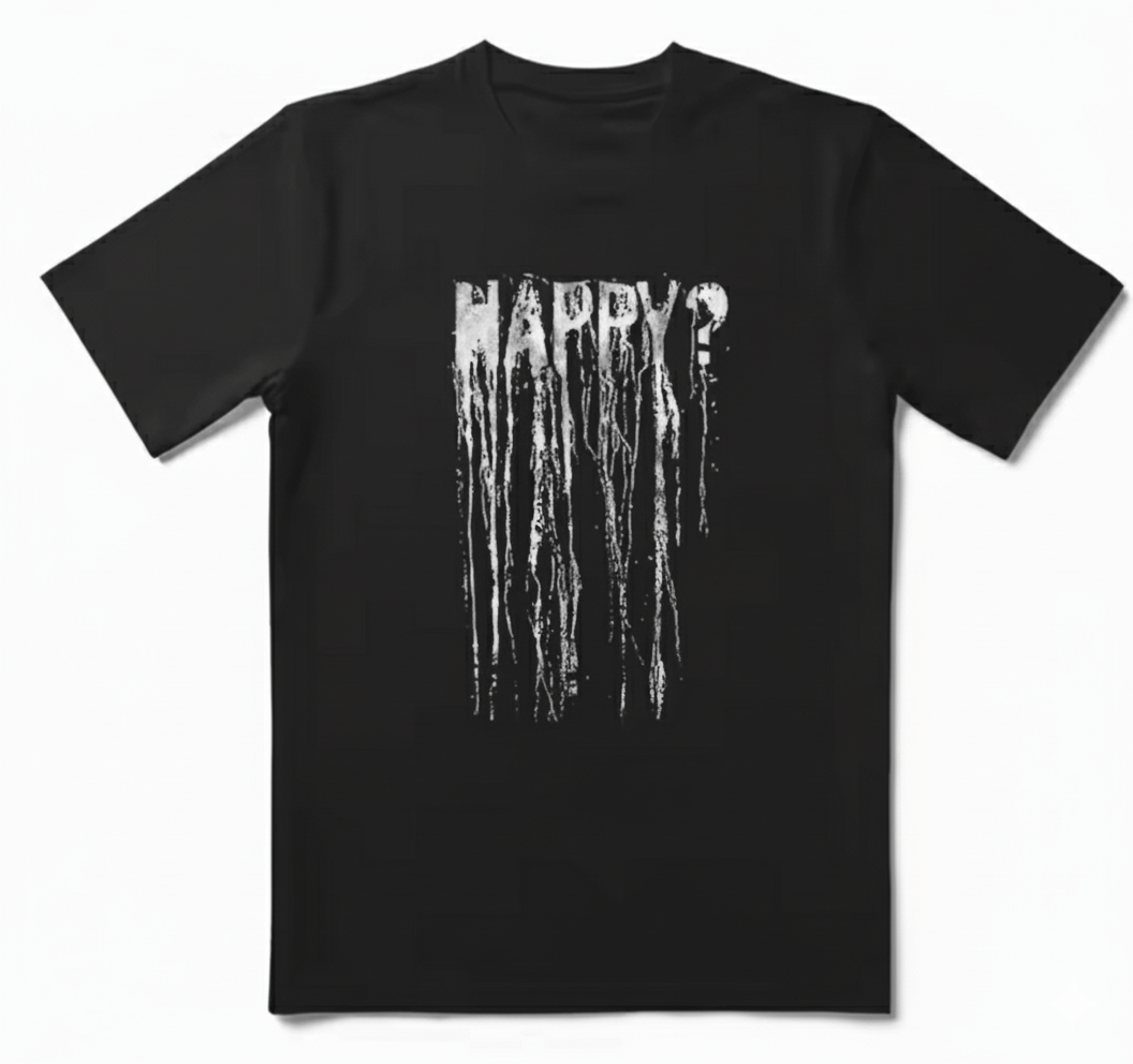Other Streetwear Retro Happy Graffiti Art Print T-Shirt Punk Size US XL / EU 56 / 4 - 1 Thumbnail