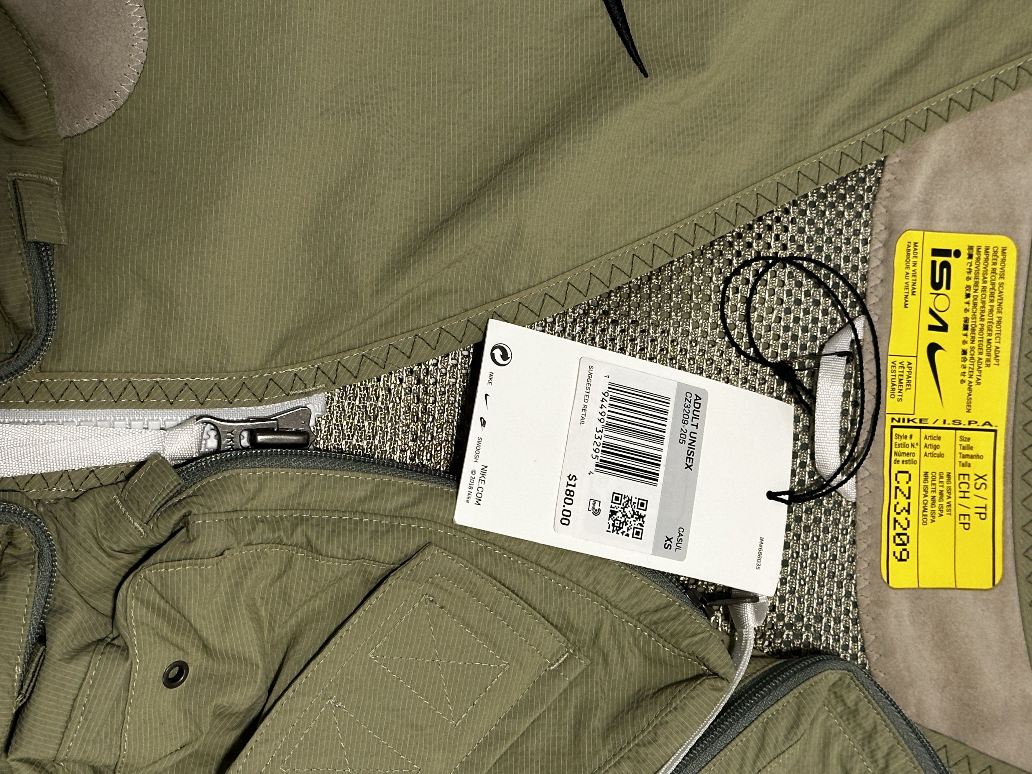 Nike Nike ISPA Utility Vest Size US XS / EU 42 / 0 - 2 Thumbnail