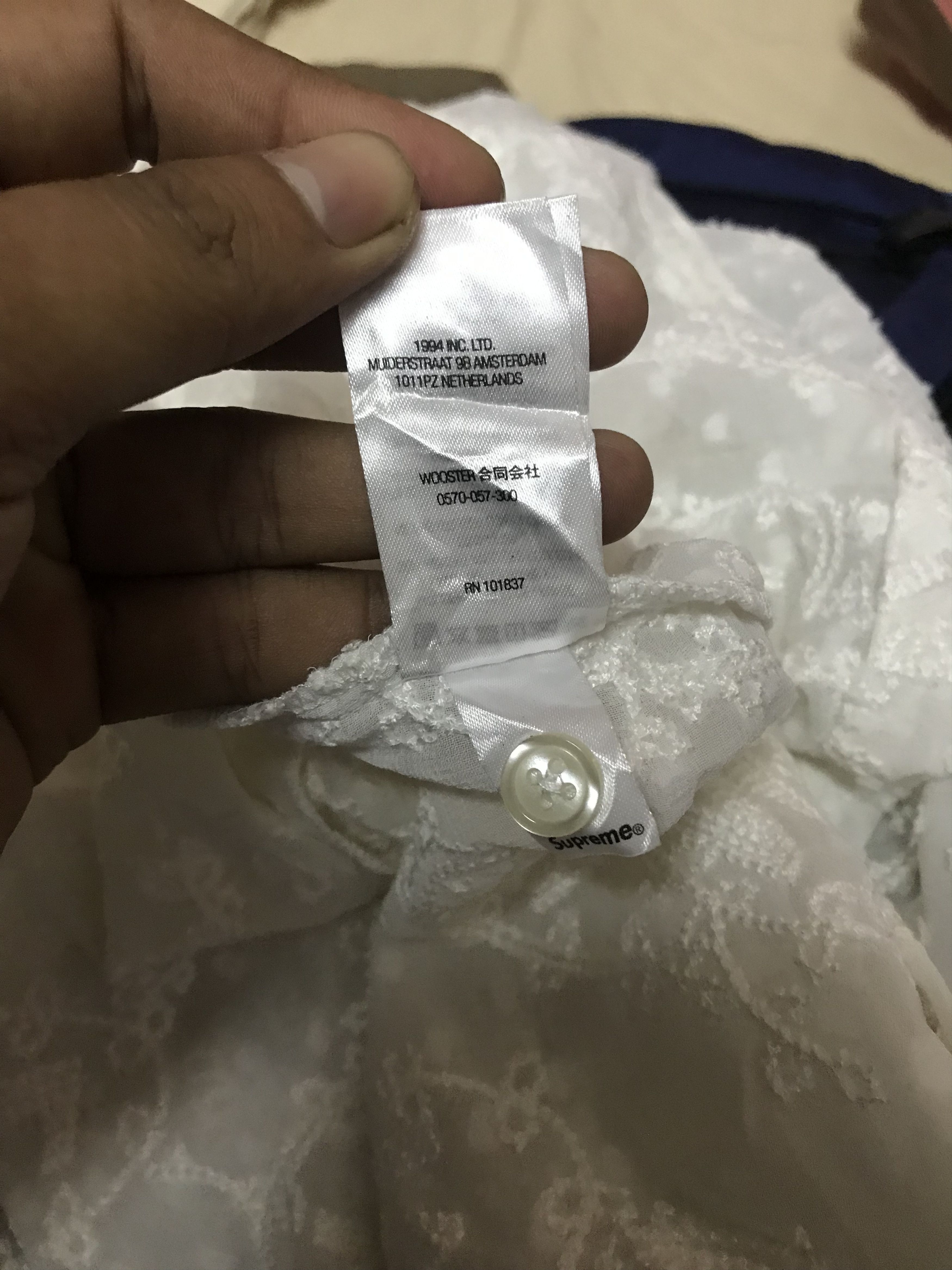 Supreme Authentic Supreme Chainstitch Chiffon Size US XL / EU 56 / 4 - 8 Thumbnail