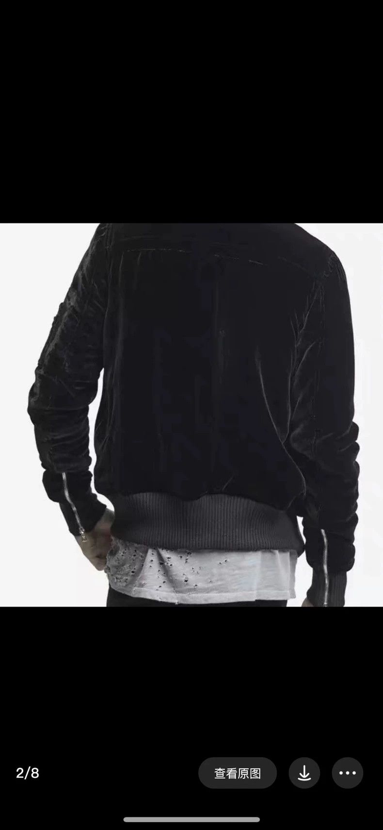 Amiri Amiri 15AW Silk Velvet Bomber Jacket Size US S / EU 44-46 / 1 - 7 Thumbnail