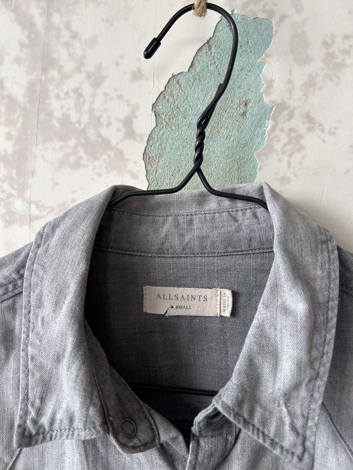 Allsaints Allsaints shirt Japanese brand long sleeve denim Size US S / EU 44-46 / 1 - 4 Thumbnail