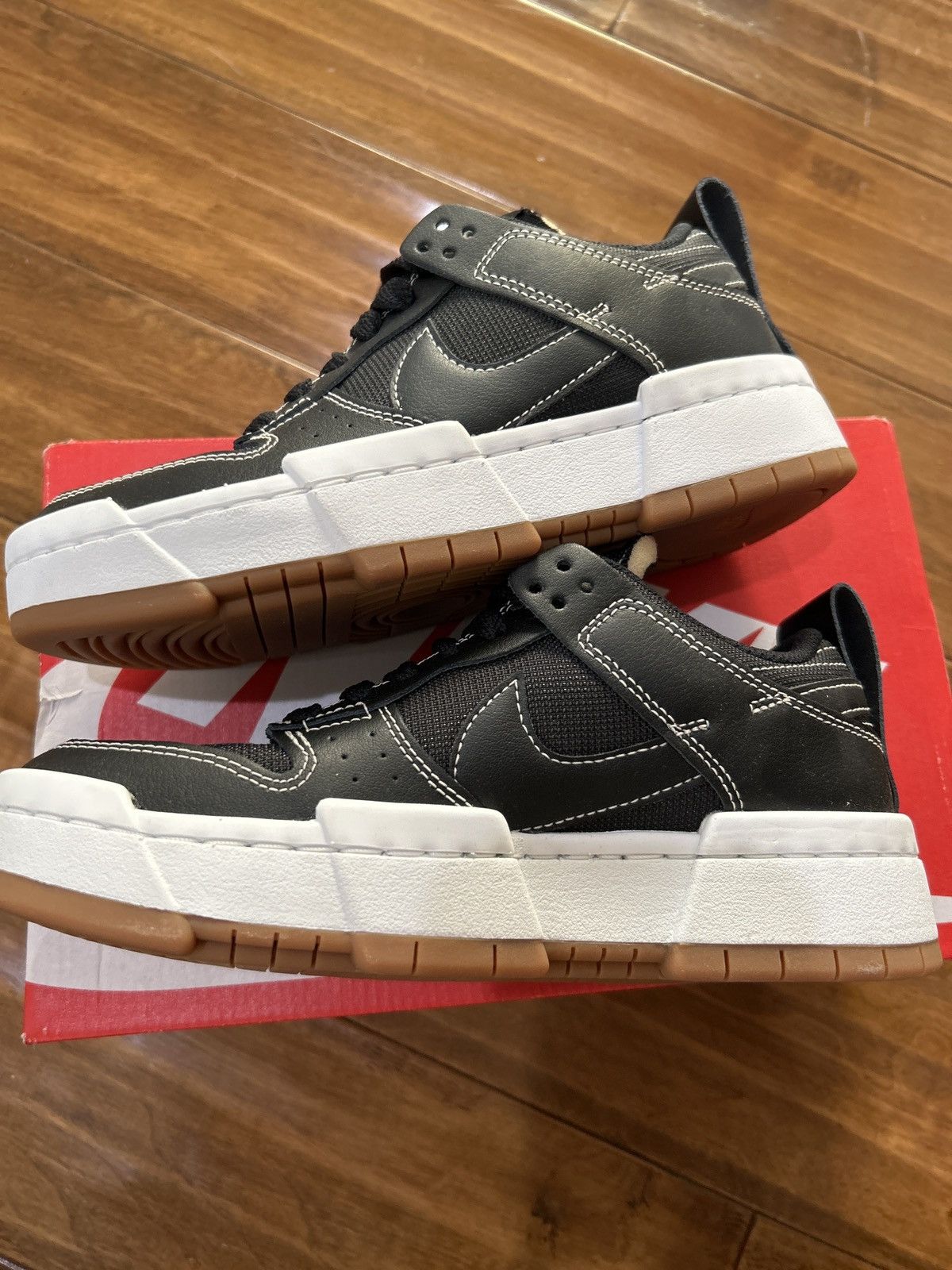 Nike Nike Dunk Low Disrupt Black Gum (Women’s) Black Size 5 Size US 5 / IT 35 - 3 Thumbnail