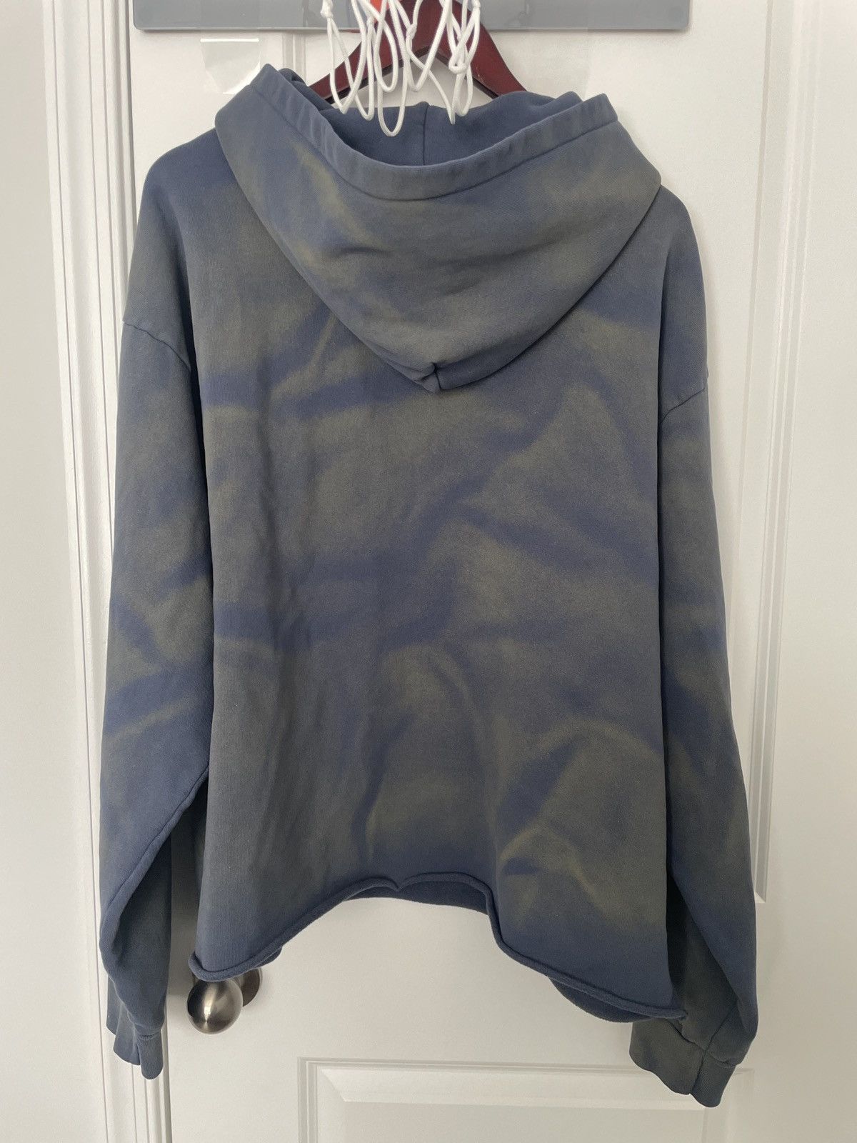 HIDDEN Size XL - Hidden NY Thrashed TECH Hoodie Washed Slate Size US XL / EU 56 / 4 - 3 Thumbnail