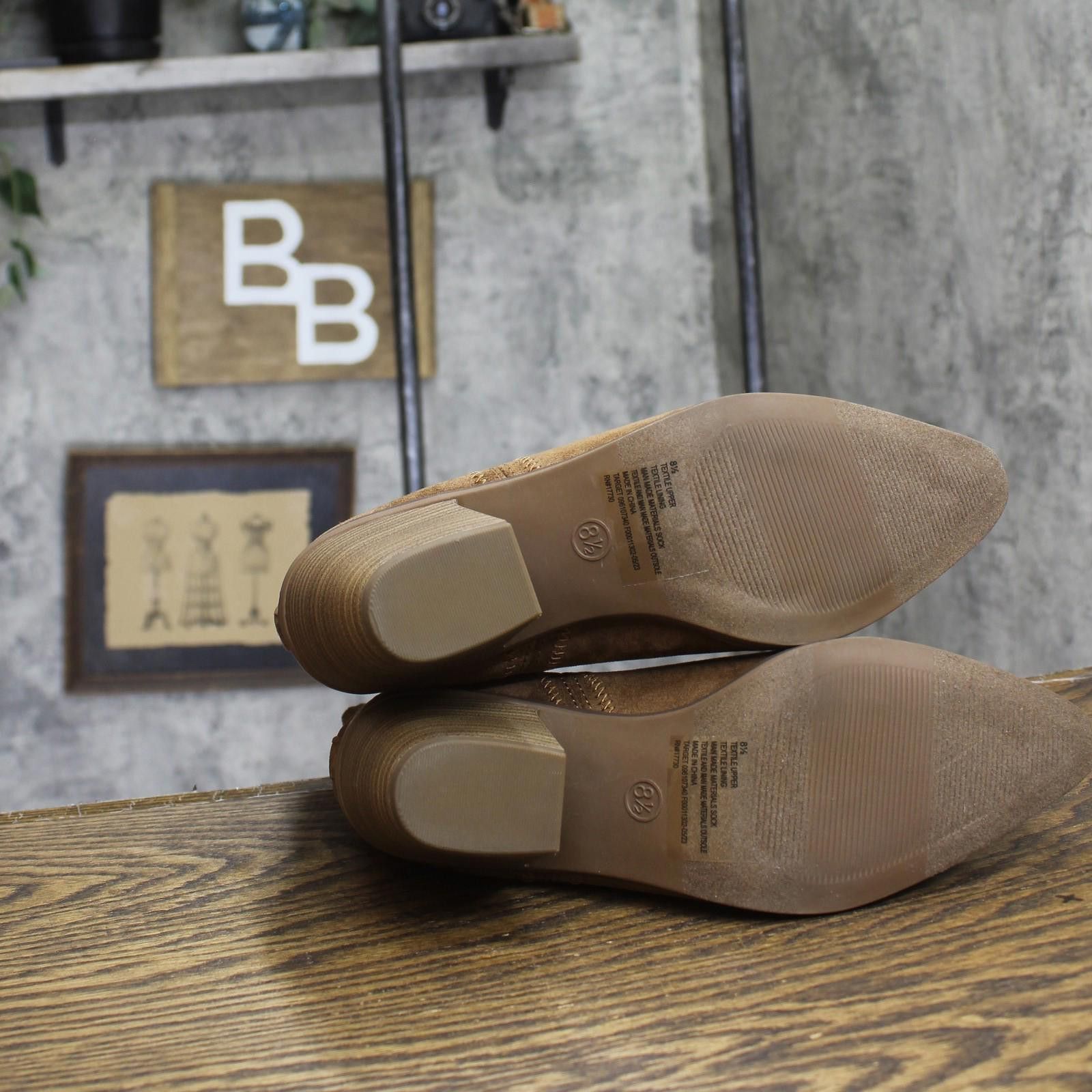 Other Universal Thread Ankle Boots 88225814 Cognac Brown 8.5m Size US 8.5 / IT 38.5 - 5 Thumbnail
