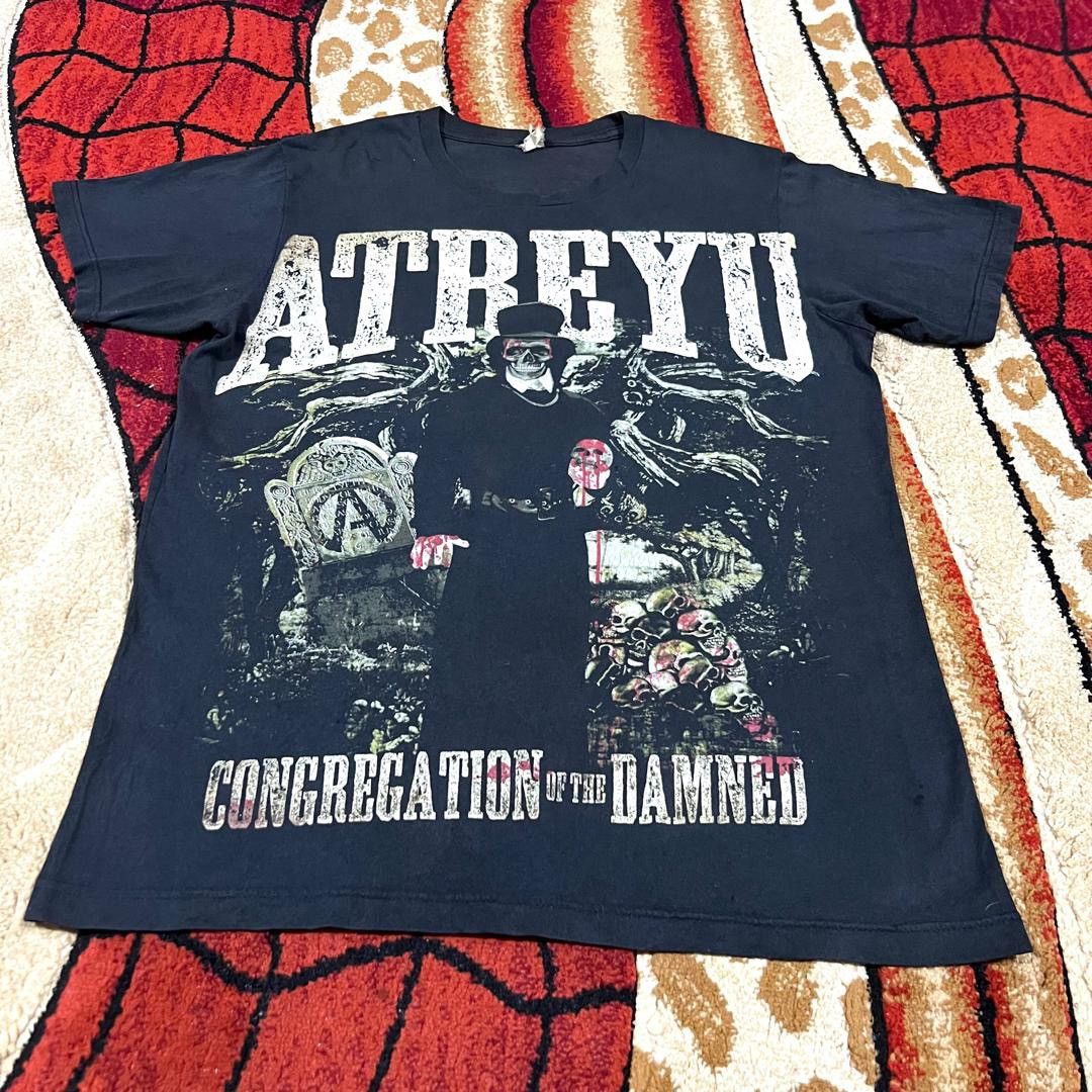 Band Tees Vintage Thrashed Faded Atreyu American Rock Band T Shirt Size US M / EU 48-50 / 2 - 3 Thumbnail