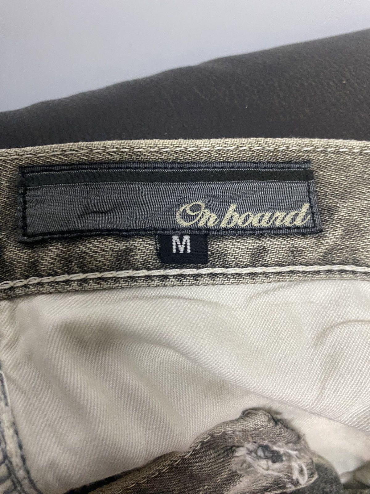 Japanese Brand Japanese Brand On Board Distressed Denim Jeans Size US 28 / EU 44 - 15 Thumbnail