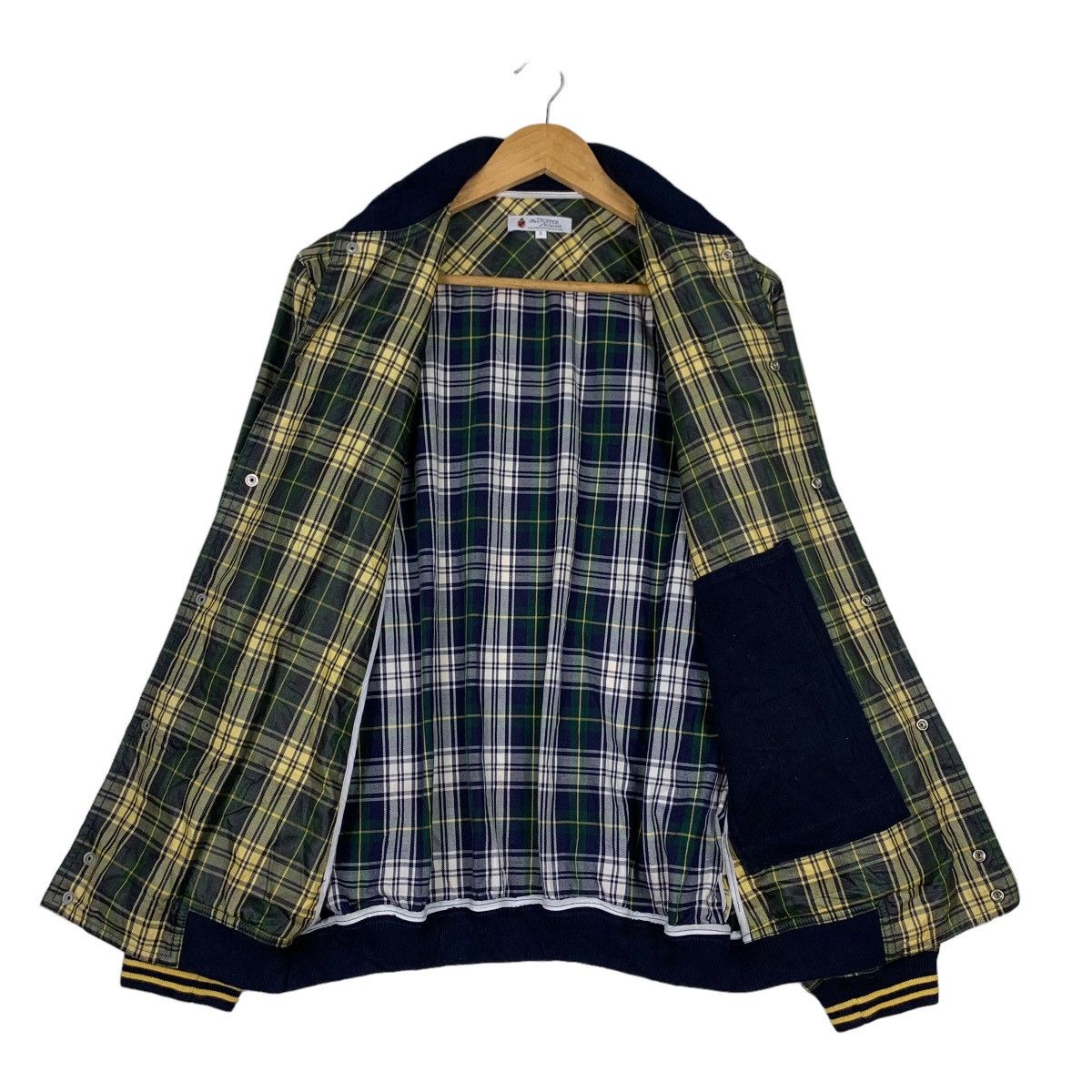 Japanese Brand THE DURFFER of St George Checked Coach Jacket #1095-C50 Size US L / EU 52-54 / 3 - 11 Thumbnail