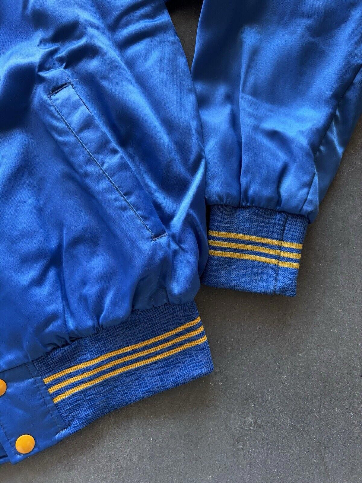 Vintage Vintage 80s Ben Pearson Satin Snap Up Jacket Medium MVP Inc Size US M / EU 48-50 / 2 - 2 Thumbnail