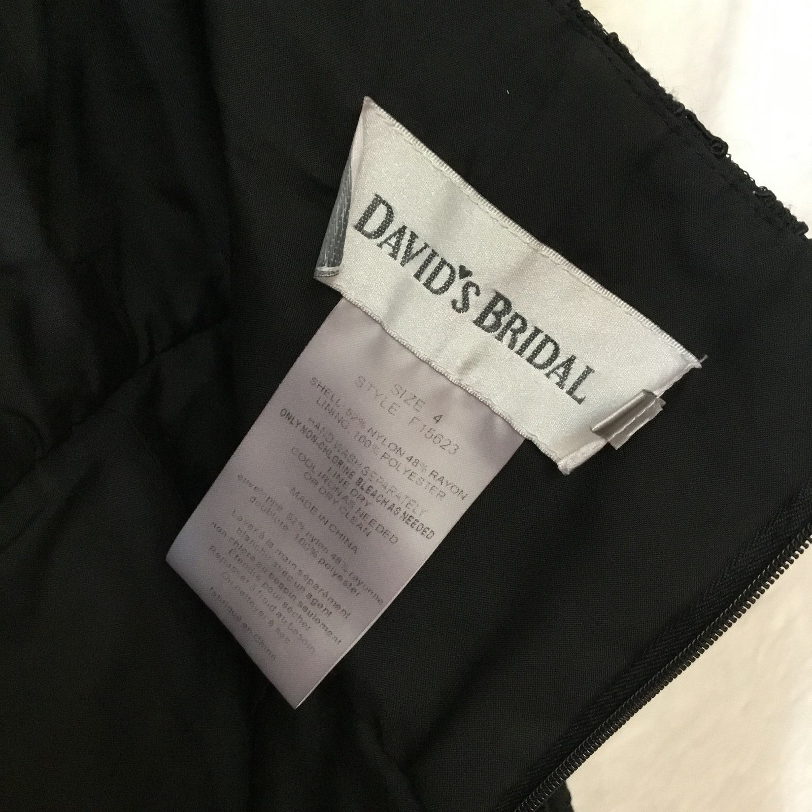 Other David’s Bridal Black Halter Top Laced Short Dress Size S / US 4 / IT 40 - 10 Thumbnail