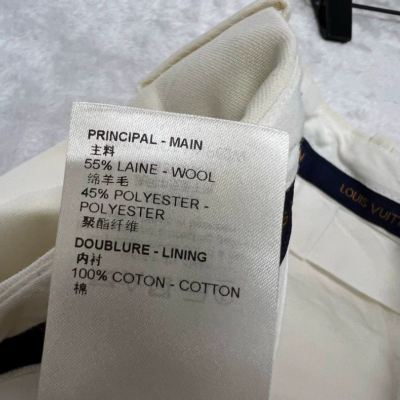 Louis Vuitton Louis Vuitton White trousers 2501-Nextarrow Size US 40 / EU 56 - 6 Thumbnail