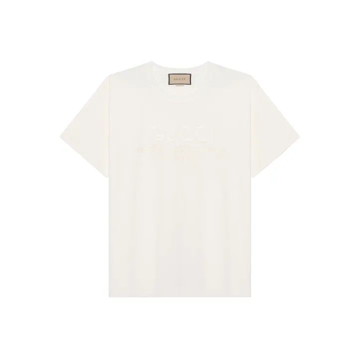 Gucci Gucci FW23 Logo Embroidered Short Sleeve T-Shirt Size US XL / EU 56 / 4 - 1 Thumbnail