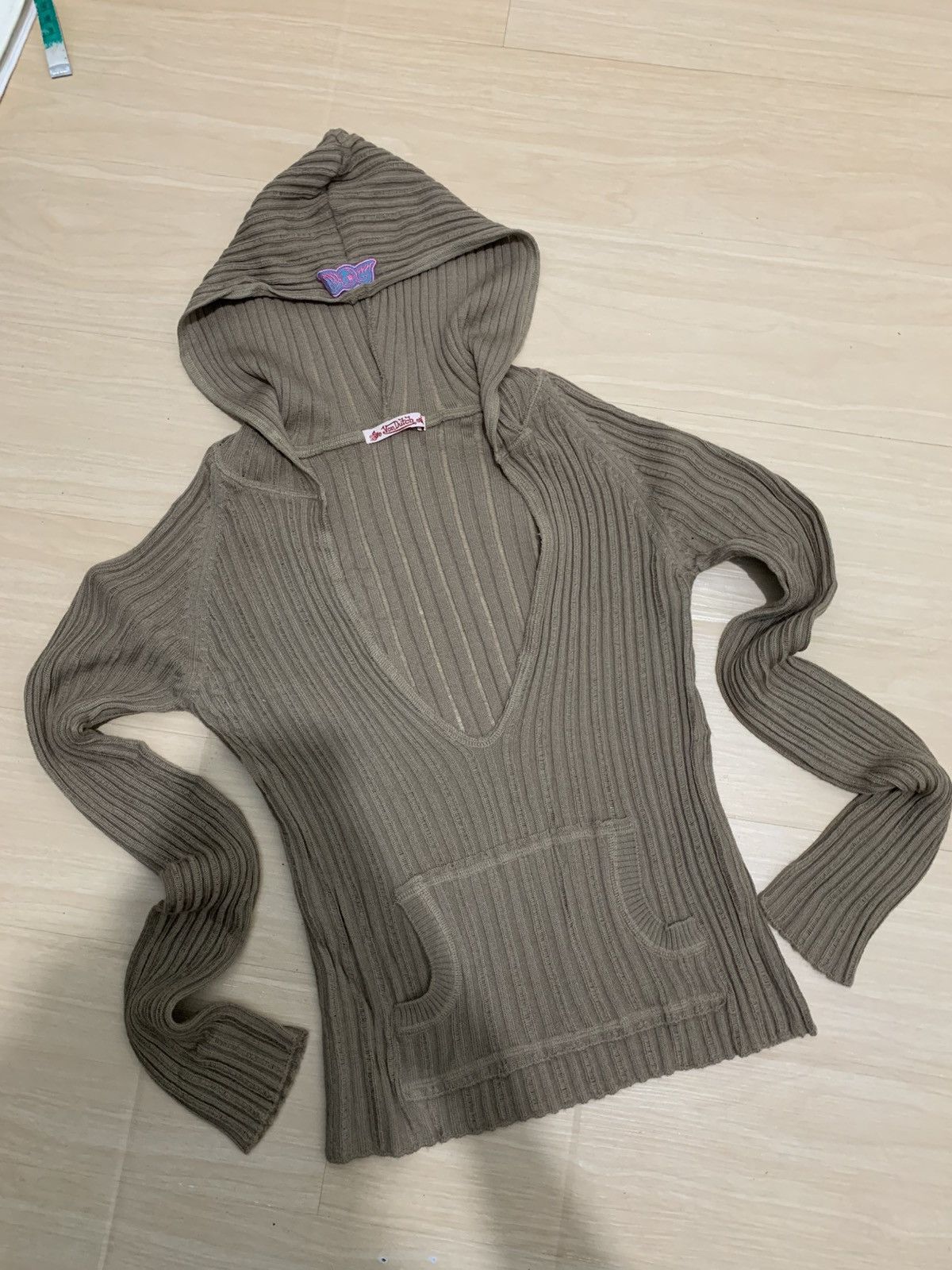 Von Dutch Vintage Von dutch knit hoodie rare item Size XS / US 0-2 / IT 36-38 - 2 Thumbnail
