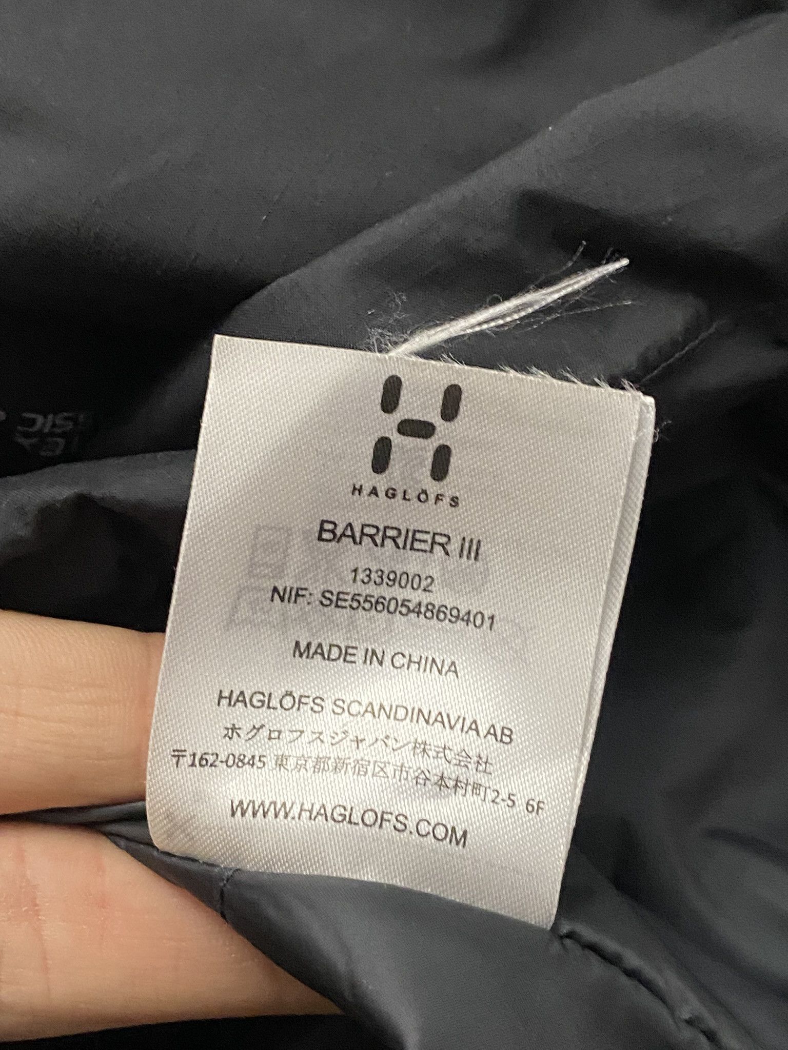 Haglofs Haglofs Barrier III Q Jacket Size S Black Micro Down Jacket Size S / US 4 / IT 40 - 3 Thumbnail
