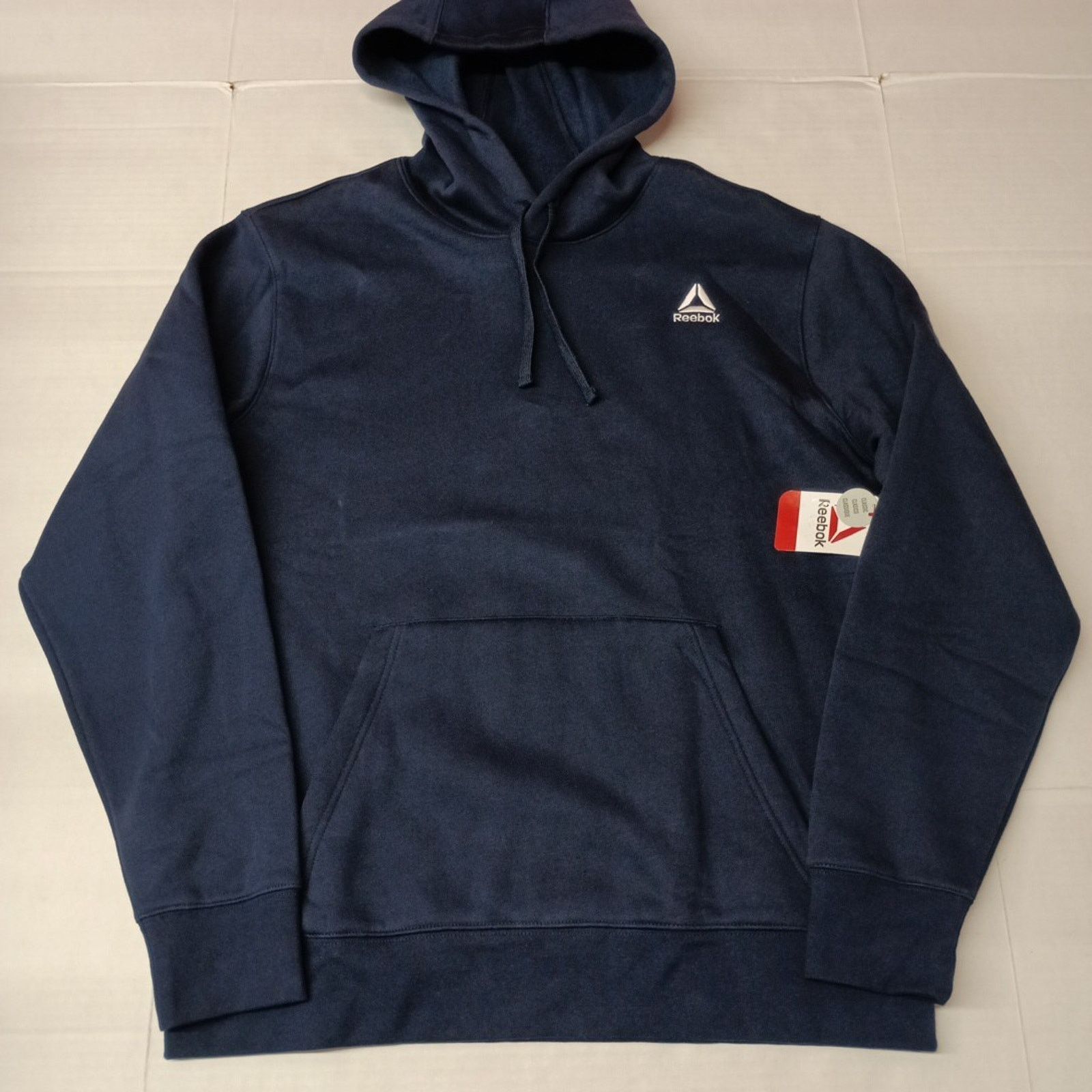 Reebok Reebok Delta Logo Hoodie Men's Size L Blue Kangaroo Pocket Size US L / EU 52-54 / 3 - 1 Thumbnail
