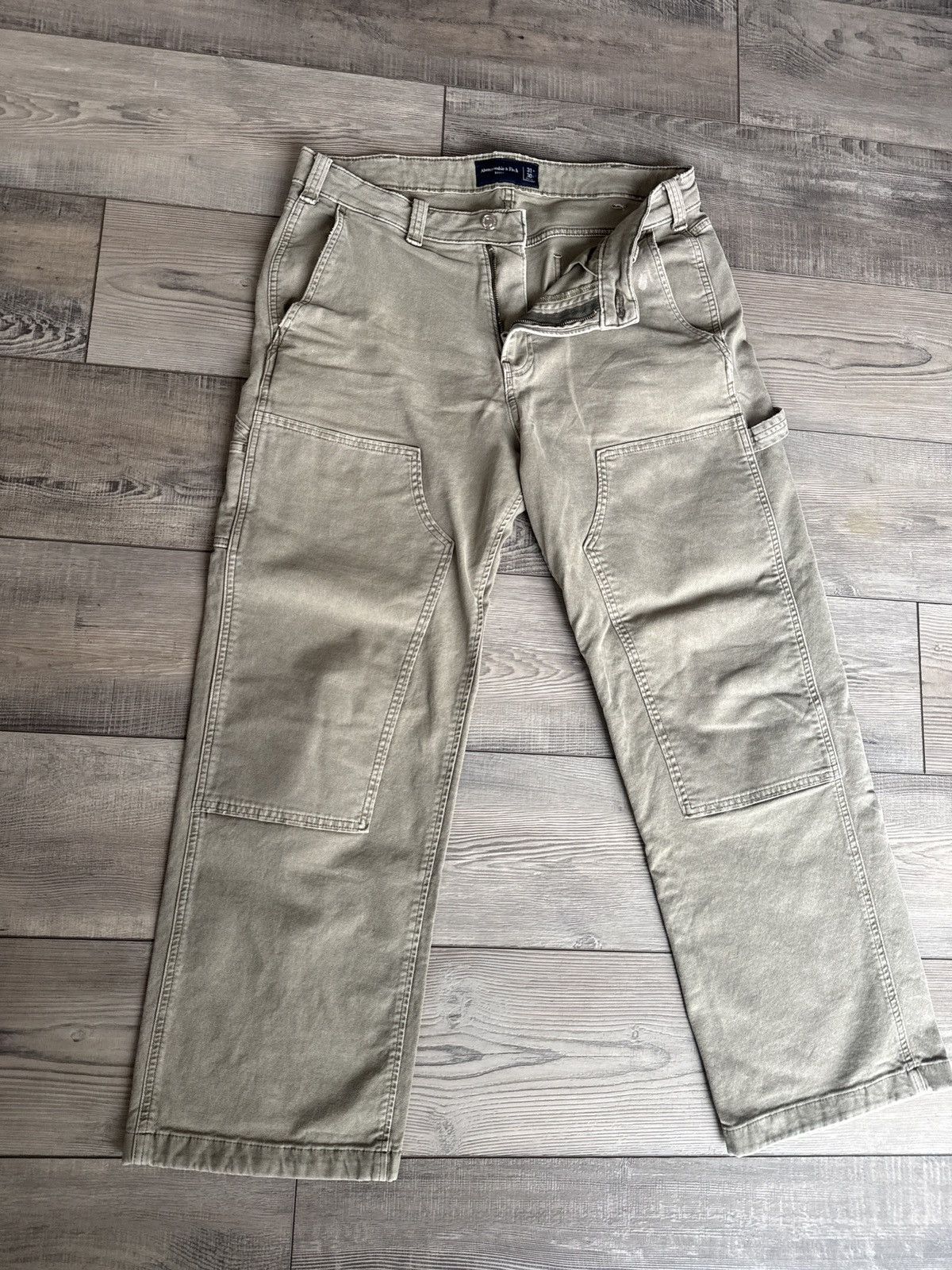 Abercrombie & Fitch Abercrombie Baggy Double Knee Size US 31 - 3 Thumbnail