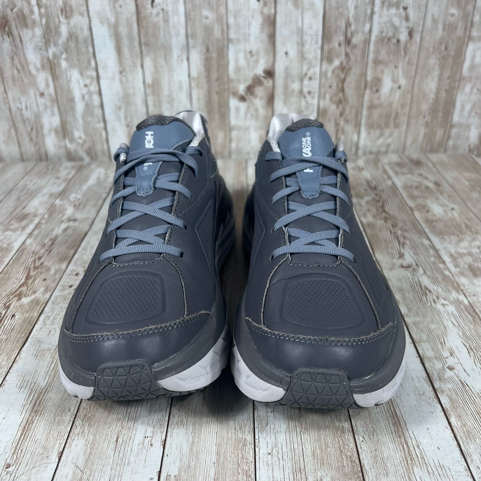 Hoka Hoka one one bondi leather gray Mens 10.5 Size US 10.5 / EU 43-44 - 4 Thumbnail
